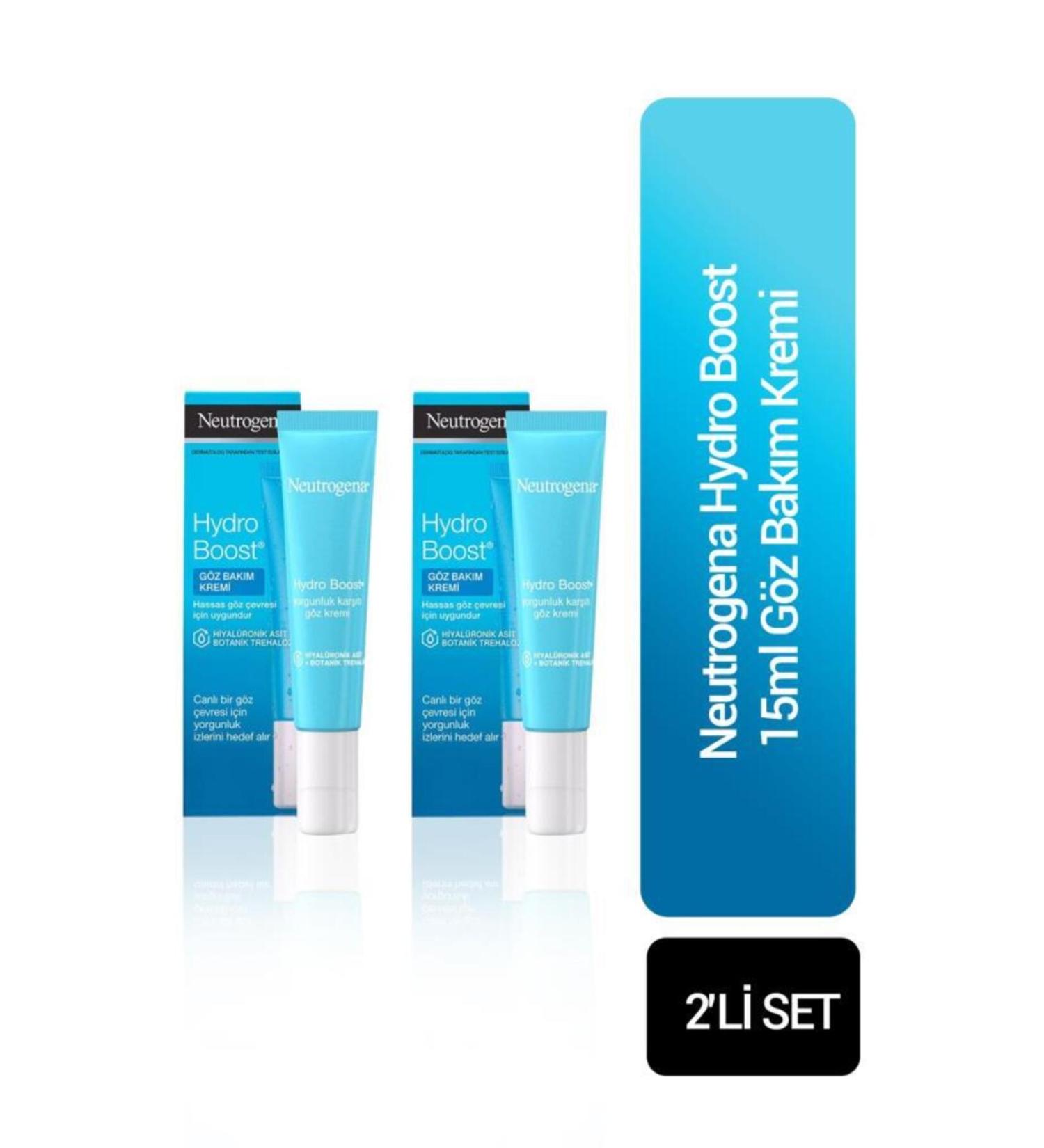 Neutrogena Hydro Boost 15 ml Eye Care Cream X2 Pieces
