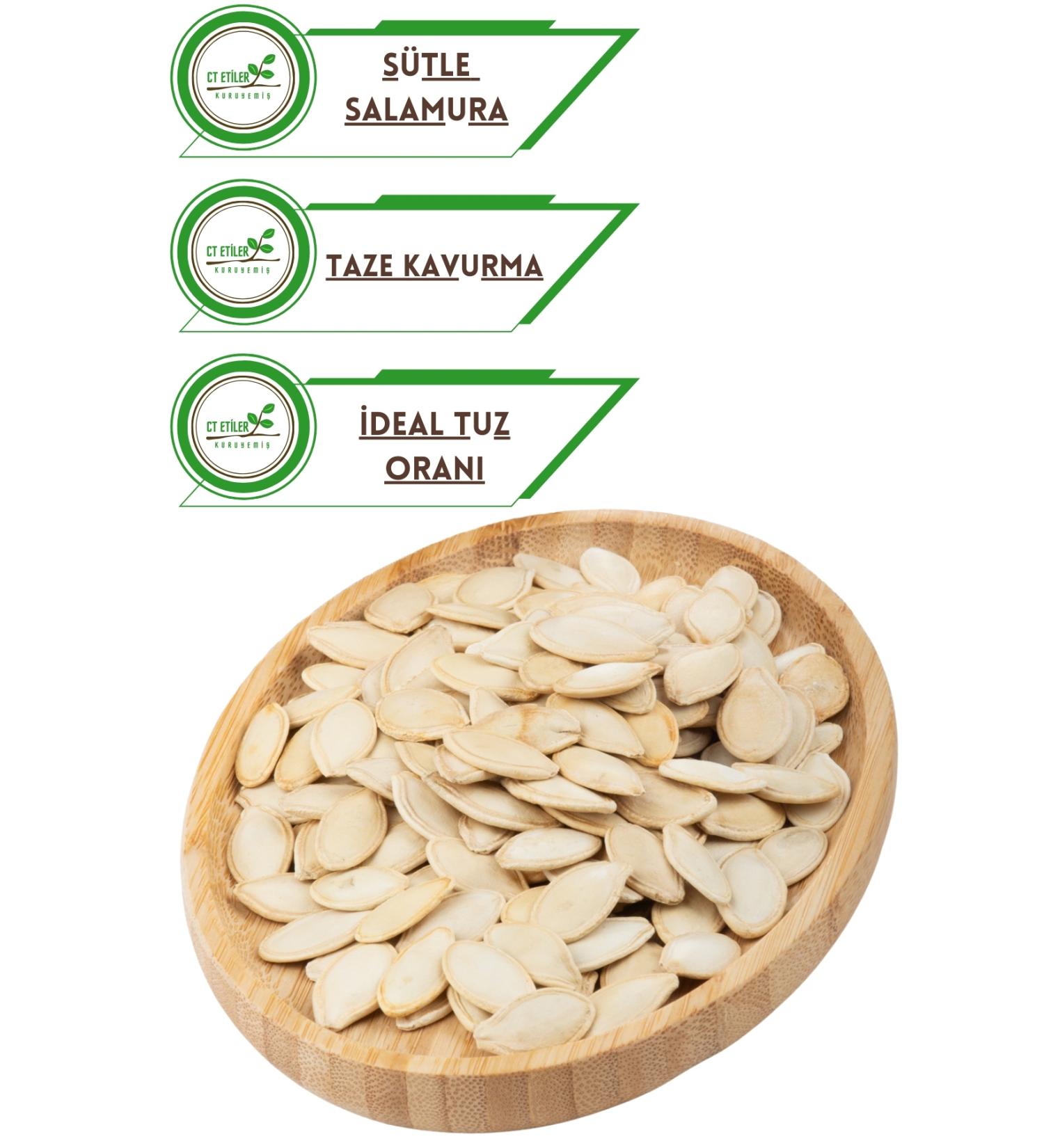 CT ET LER NUTS Roasted Salted Pumpkin Seeds 1000 grams (1 kg)