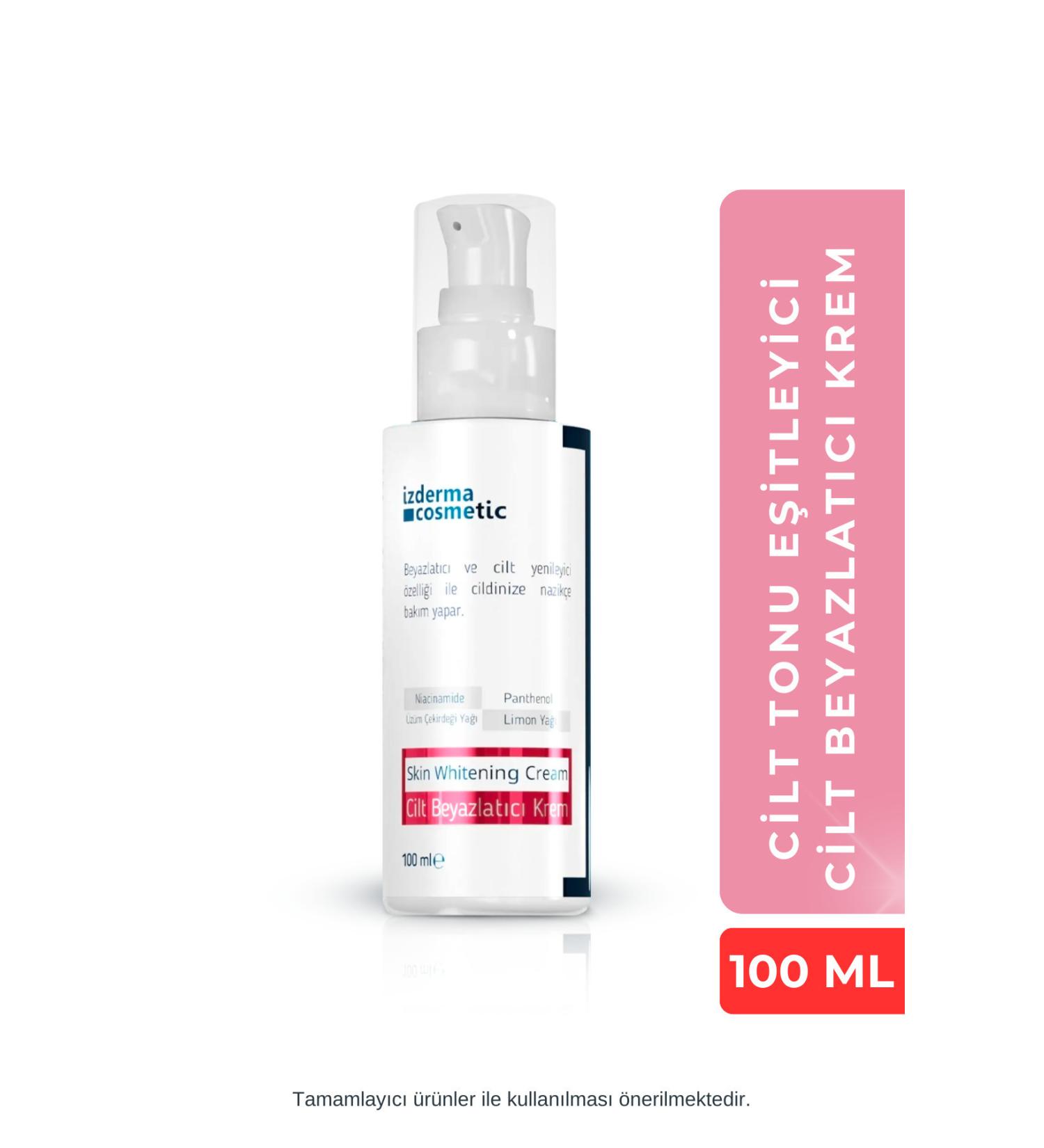 izderma Whitening Cream (Skin Tone Equalizer and Whitening Cream for All Skin Types and Body) 100 ML