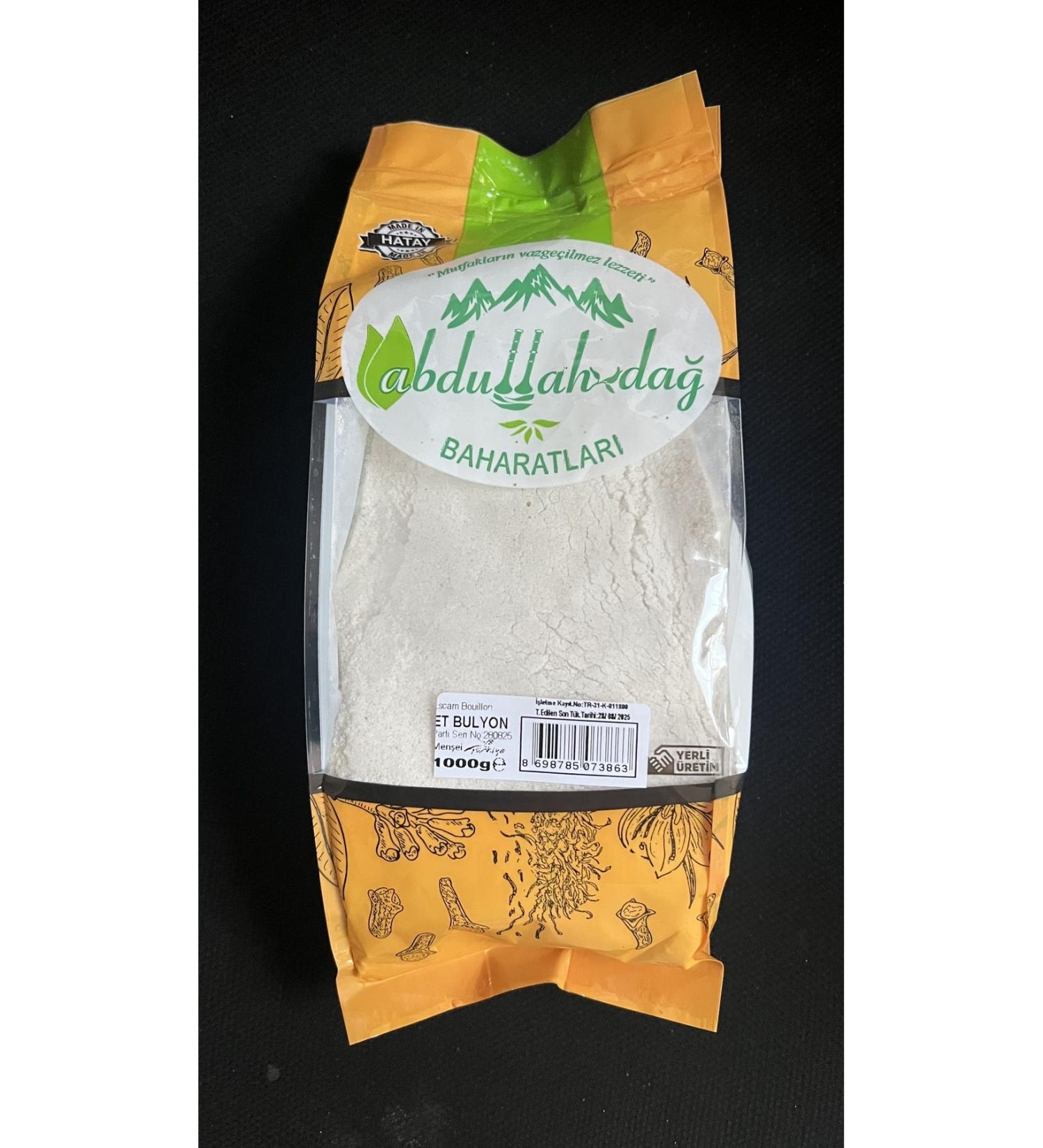 Hac o lu Spice Hatay Local Meat Stock Powder Chicken Bouillon 1 kg / 1000 gr