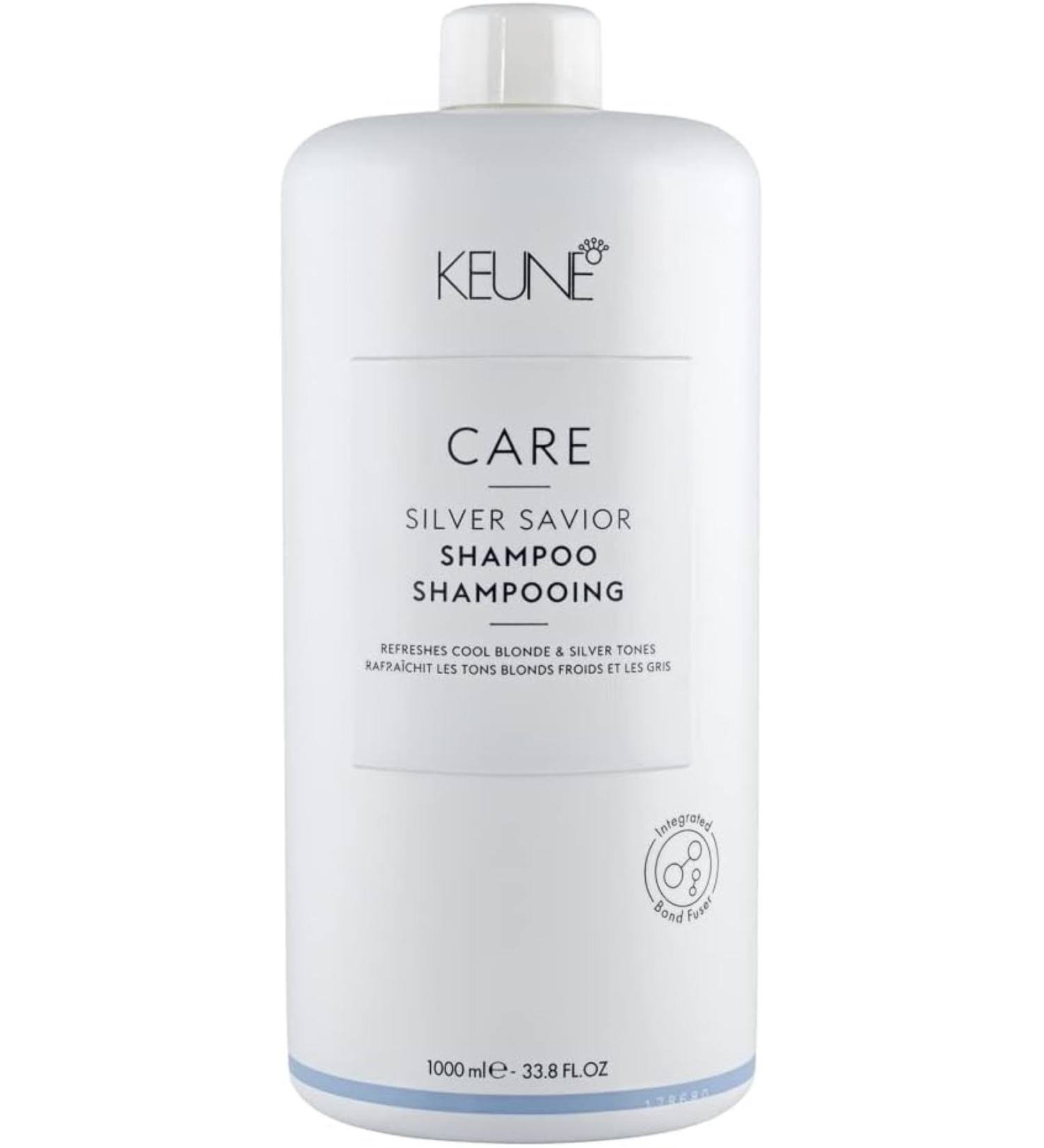Keune Silver Savior Purple Shampoo for Gray White Platinum Hair 1000ml-GEM--//665656558)(1)