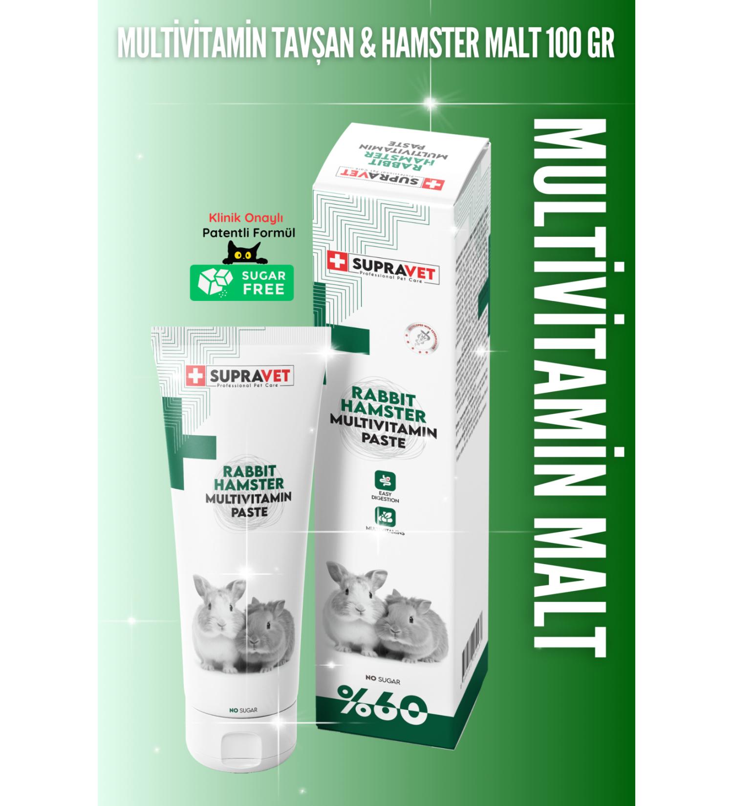 Supravet Multi Vitamin Malt Paste for Hamsters 100 GR