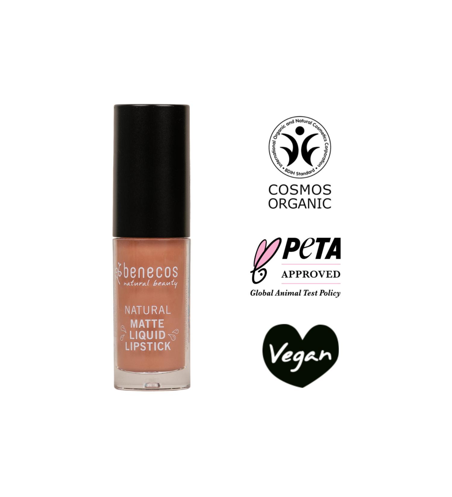benecos Organic Matte Liquid Lipstick - Buy Online on GoSupps.com
