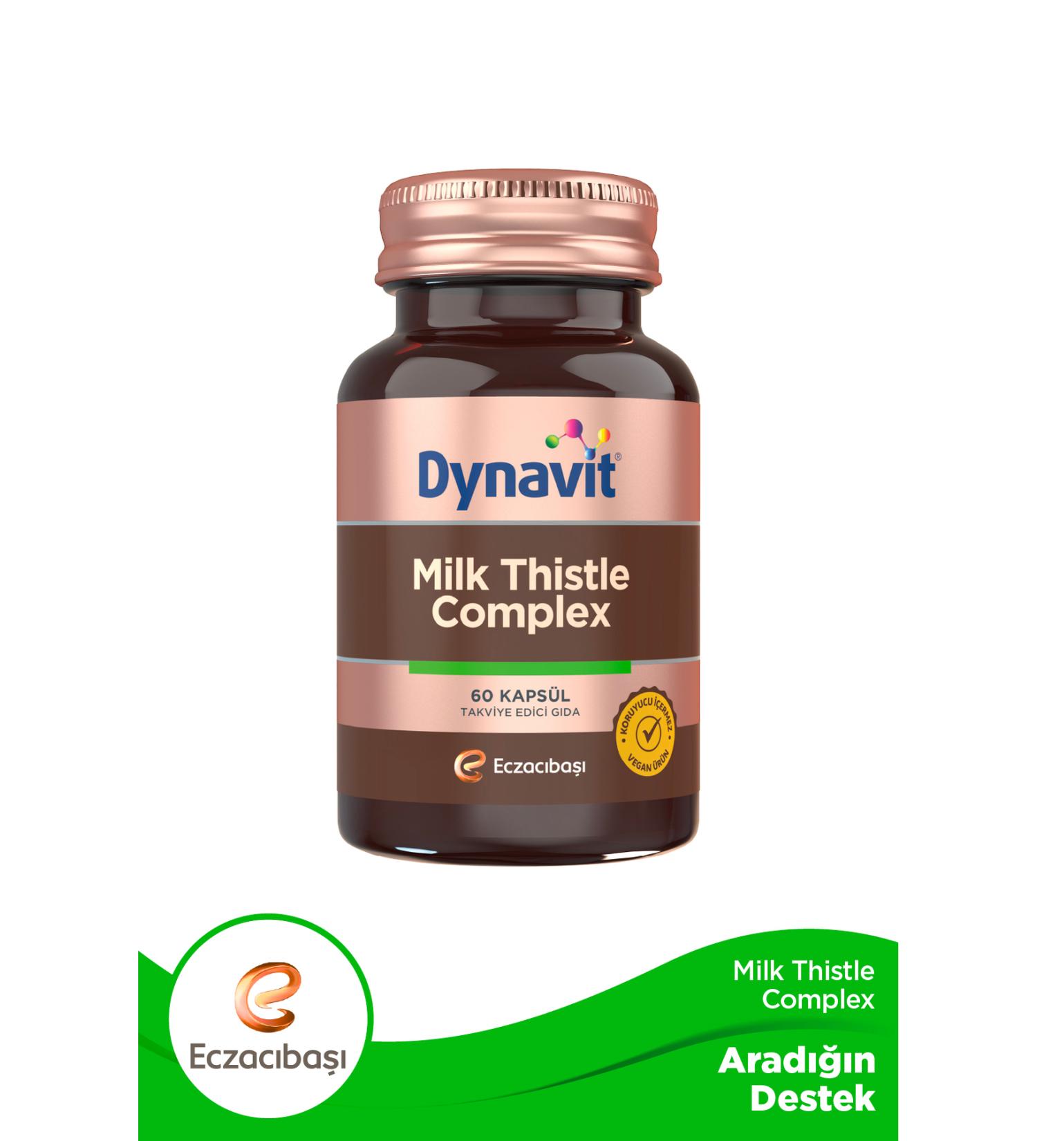 Dynavit Milk Thistle Complex 60 Capsules - Buy Online on GoSupps.com