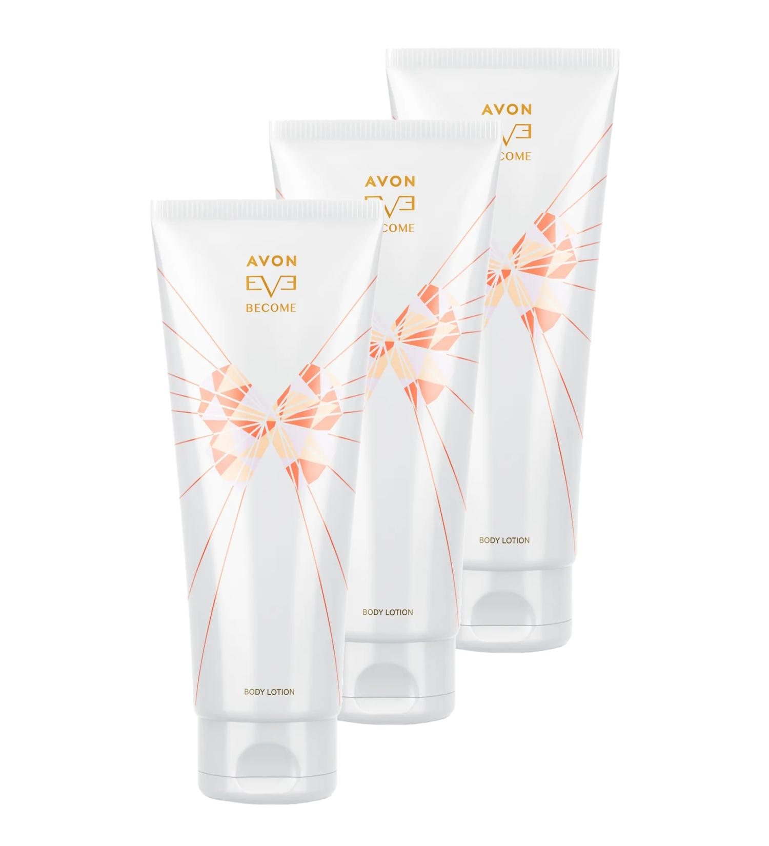 Avon Eve Become Body Lotion 125 Ml. Triple Set