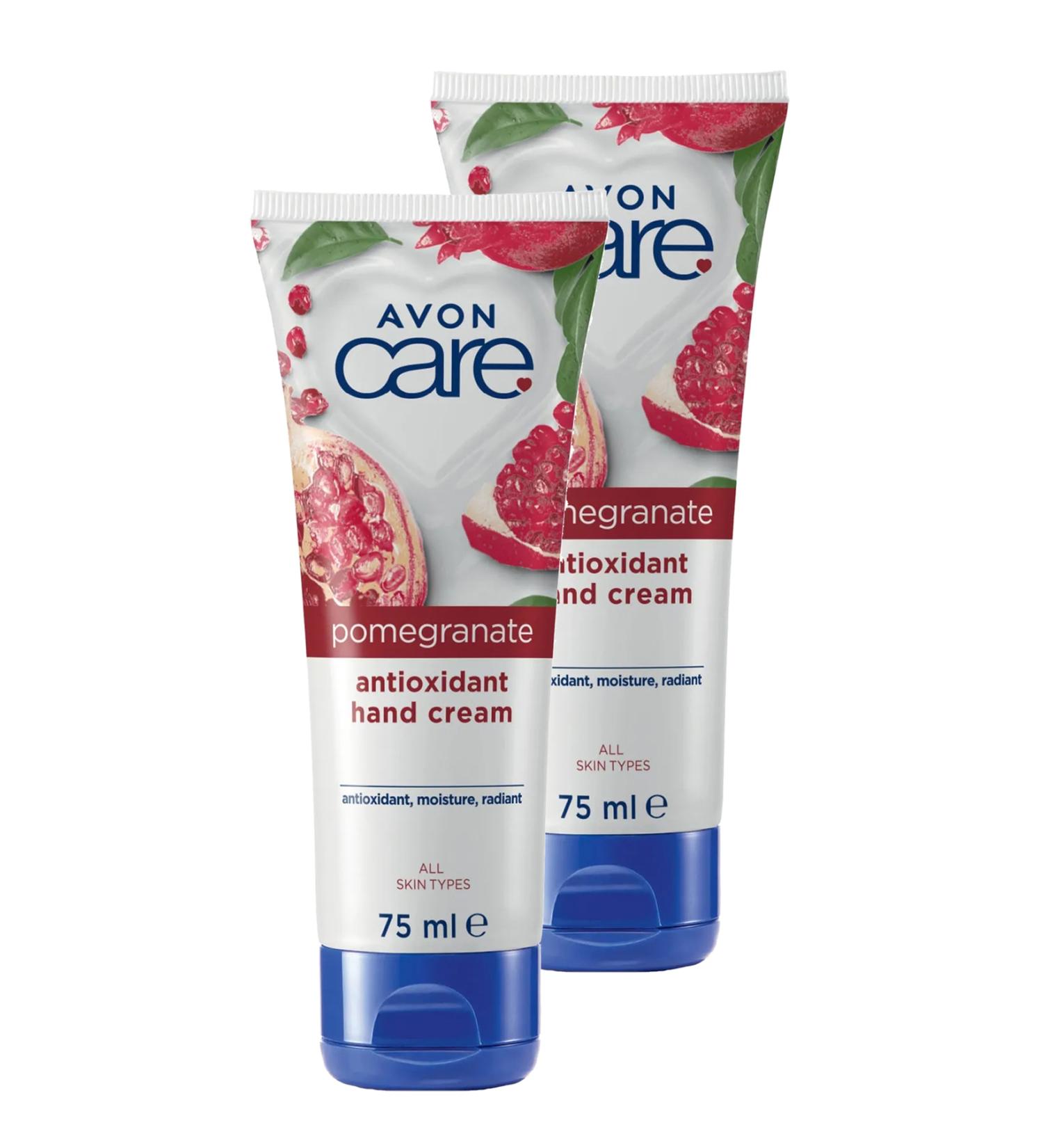 Avon Care Hand Cream with Pomegranate Extract 75 Ml. Duo Set