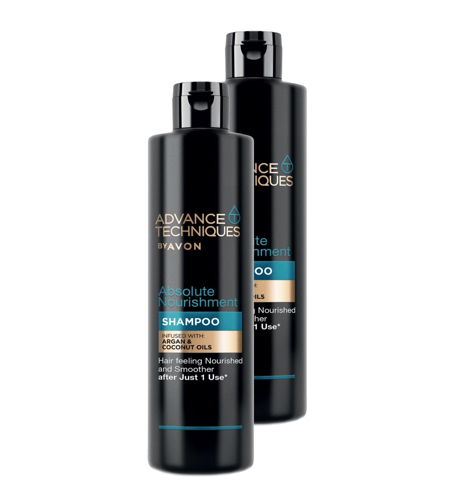 Avon Advance Techniques Nourishing Shampoo with Argan Oil 400 Ml. Duo Set - Buy Online on GoSupps.com