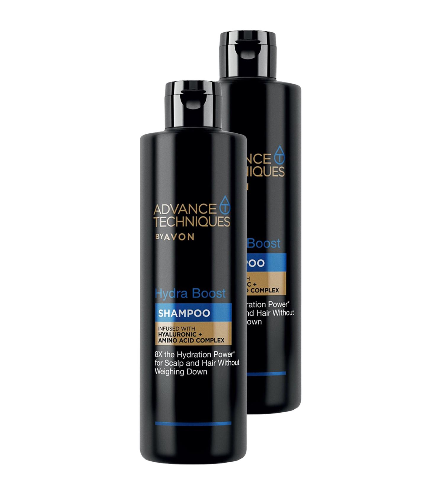 Avon Advance Techniques Hydra Boost Moisturizing Shampoo 400 Ml. Duo Set - Buy Online on GoSupps.com