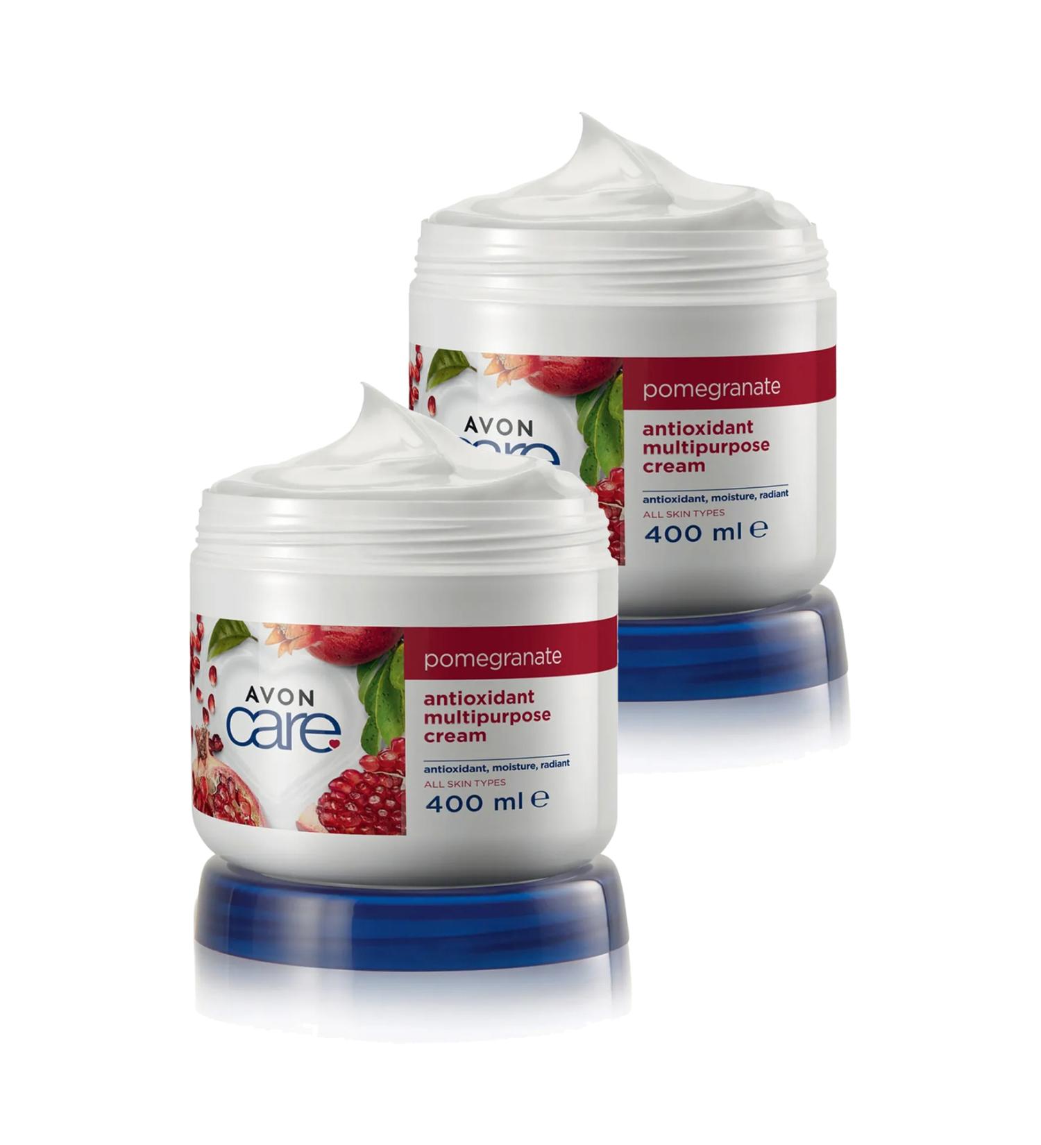 Avon Care Multi-Purpose Cream with Pomegranate Extract 400 Ml. Set of Two