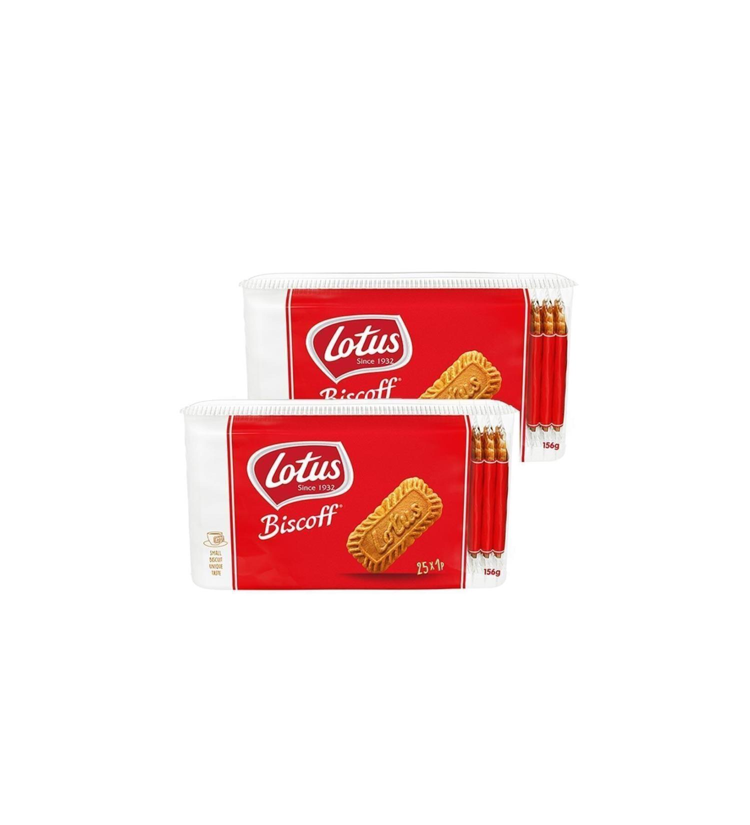Lotus Biscoff Caramelized Biscuits 25 X 6.25 gr Advantage Package 2 X 156 gr