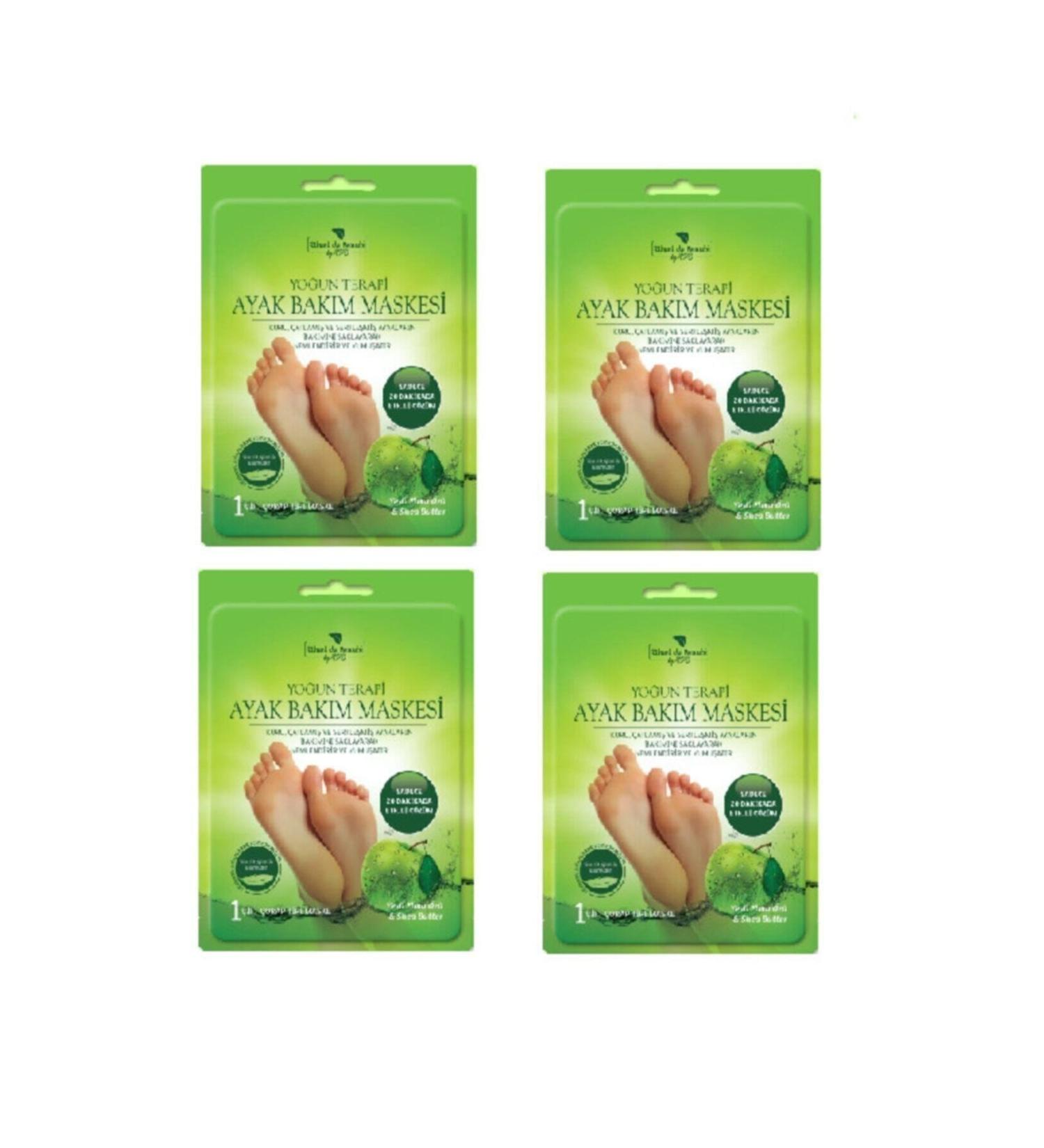 FERMUTAM Ritual De Beaute Intensive Therapy Foot Care Mask 4 Piece Set