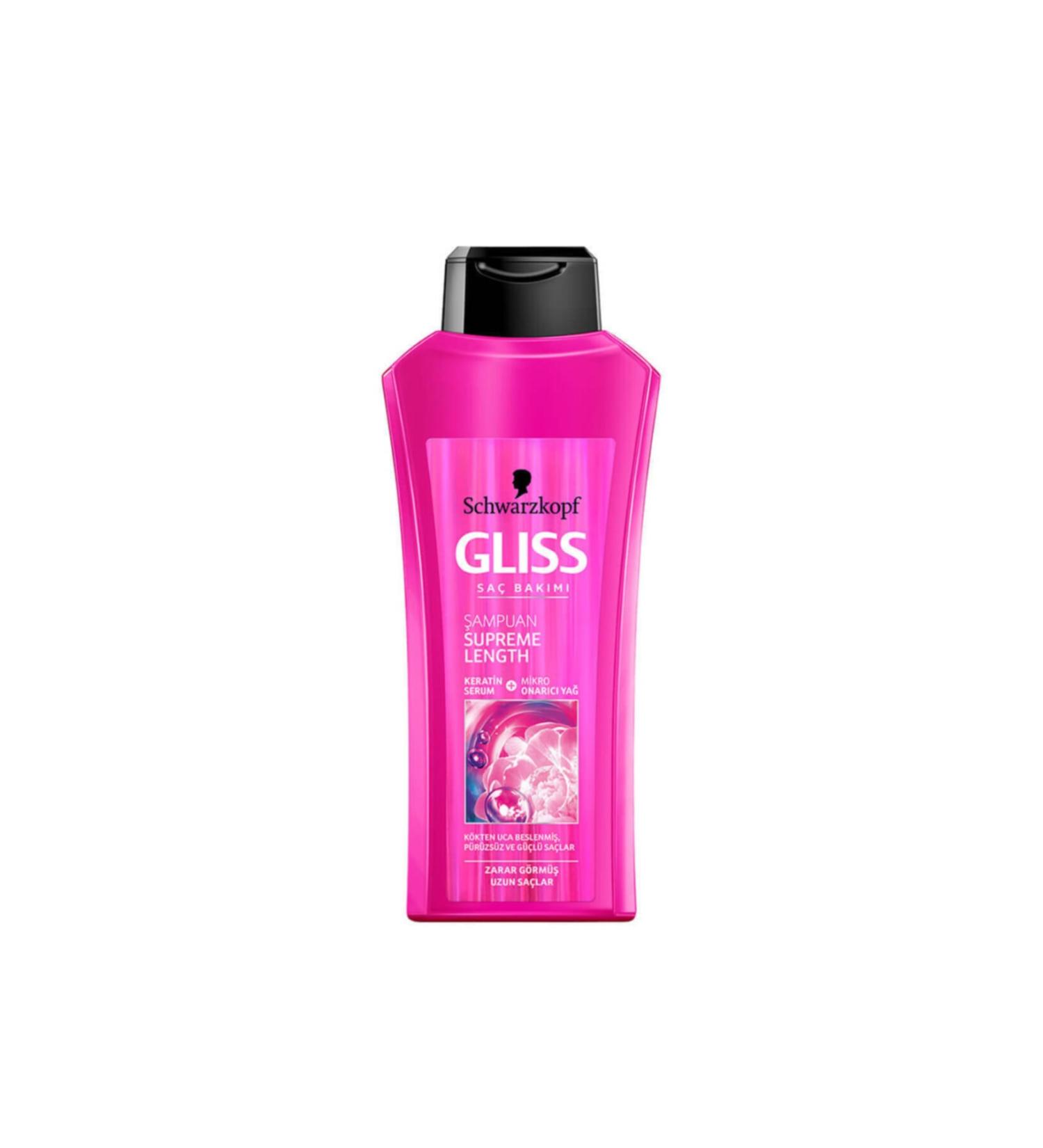 Gliss Shampoo Supreme Length Damaged Long Hair 500ml X 6 Pieces