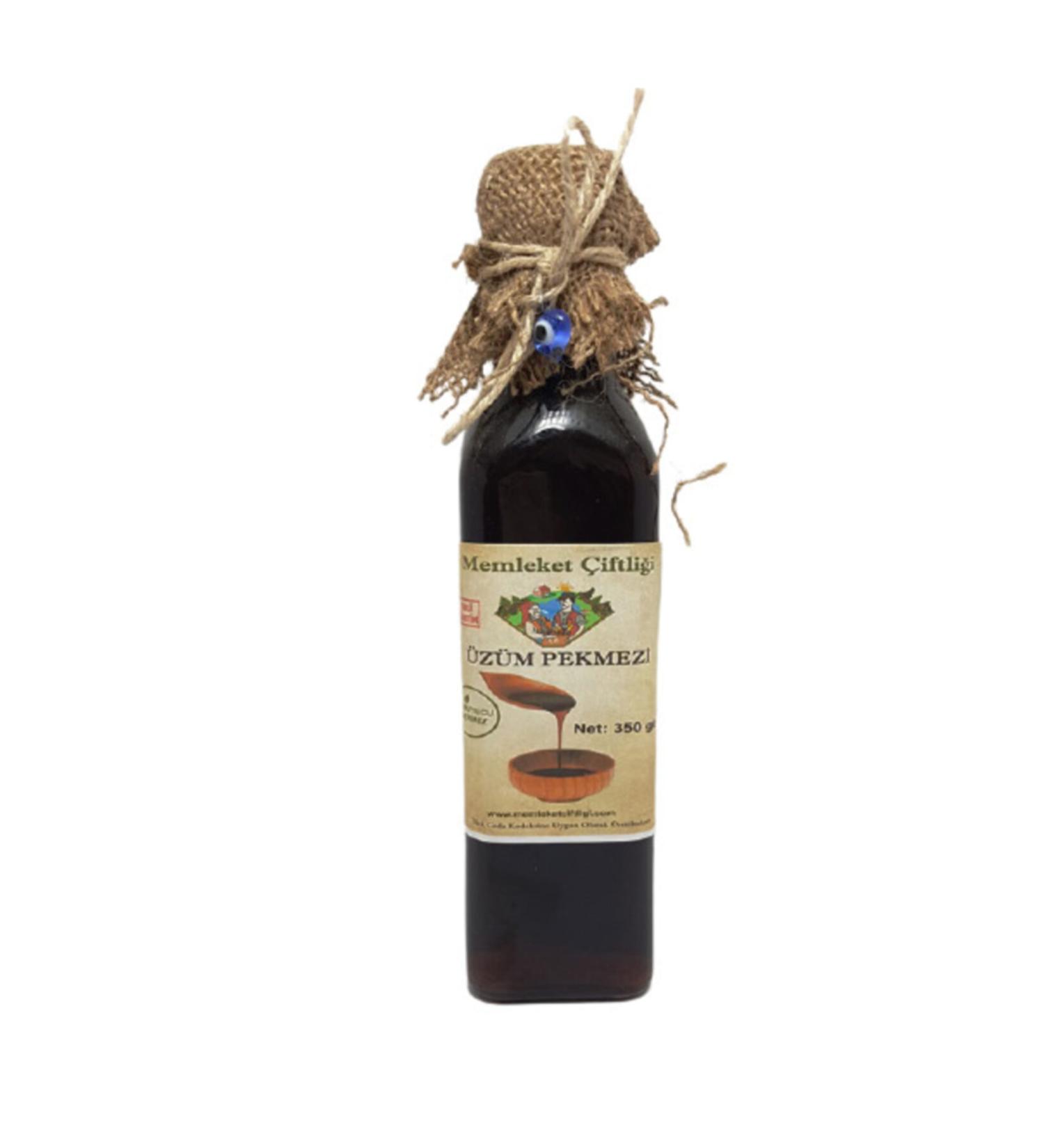 Memleket Farm Grape Molasses 350 Gr (Glass Bottle)