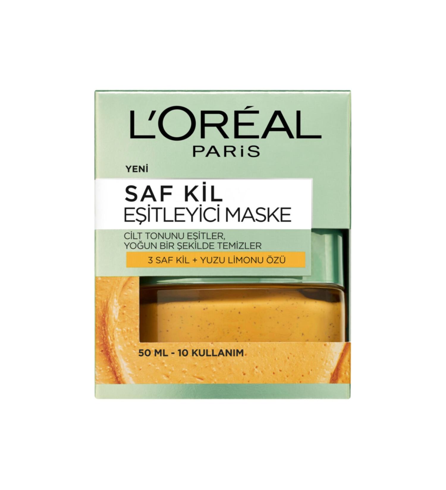L'Oreal Paris Pure Clay Equalizing Mask 50ml - Buy Online on GoSupps.com