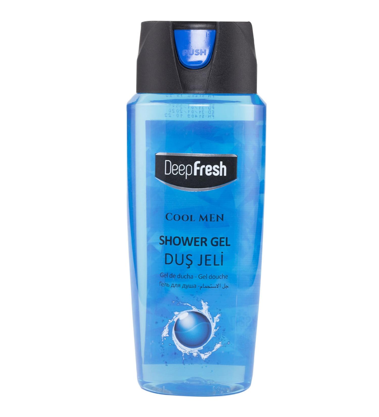 Deep Fresh Practical Cover Men's Shower Gel Cool Men 500 ml - Buy Online on GoSupps.com
