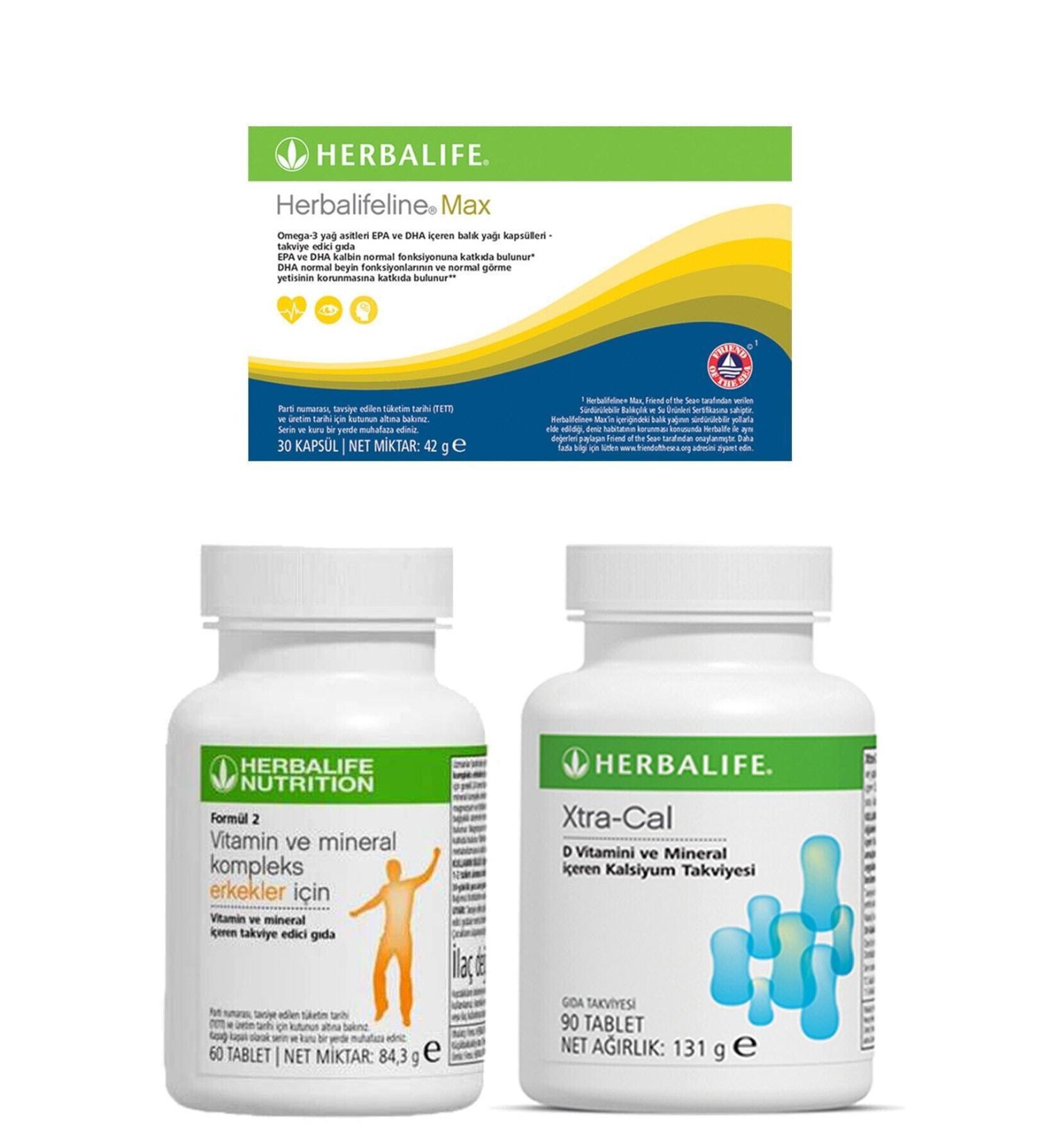Herbalife Xtra-cal Calcium Omega Men's Vitamin
