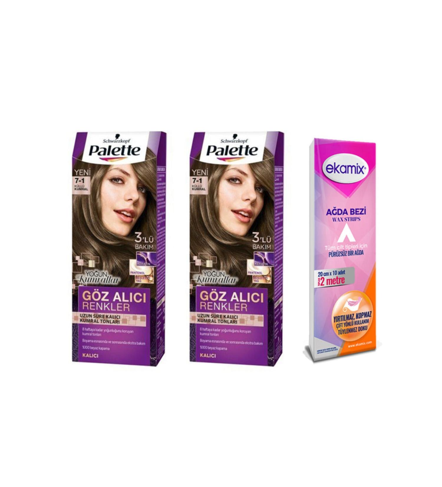 Palette Eye-Catching Hair Dye 6.88 Intense Red 2 Pieces - Buy Online on GoSupps.com