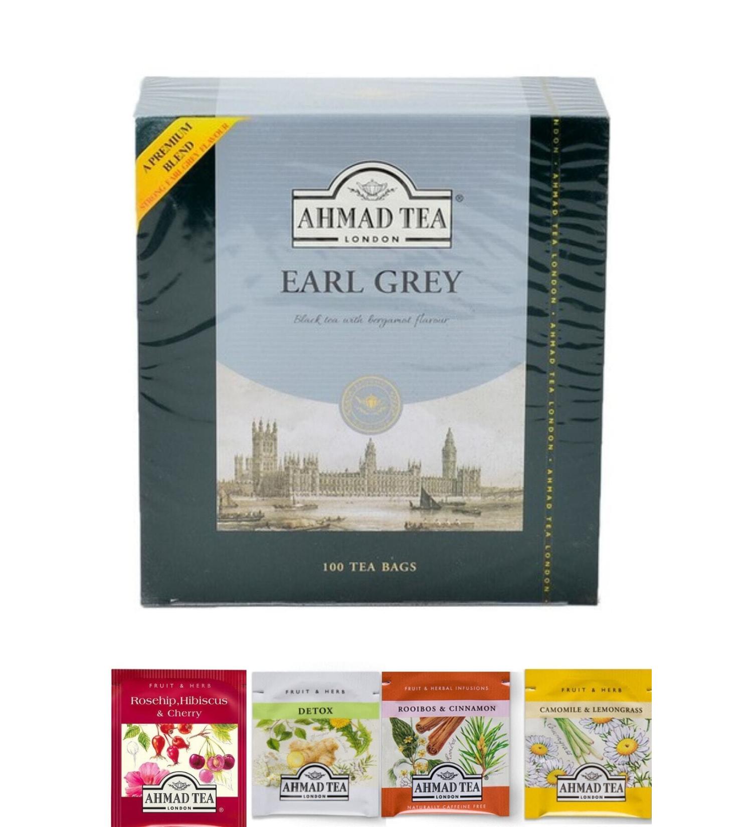 ahmad tea london Gurmet Set Earl Grey Cup Tea Bag 100 Pieces