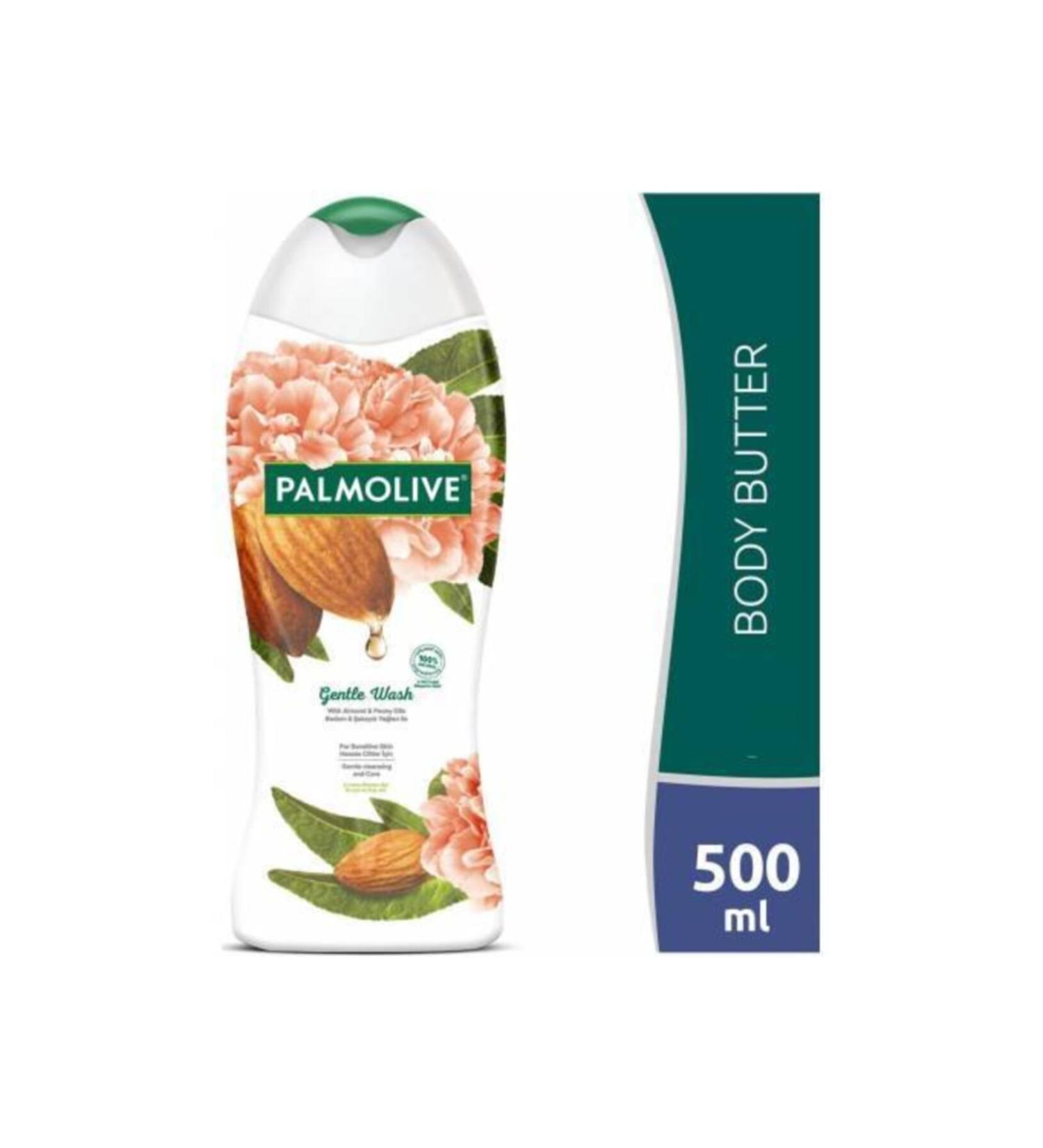 Palmolive Gentle Wash Sensitive Skin Bath and Shower Gel with Almond and Acacia Oils 500 ml