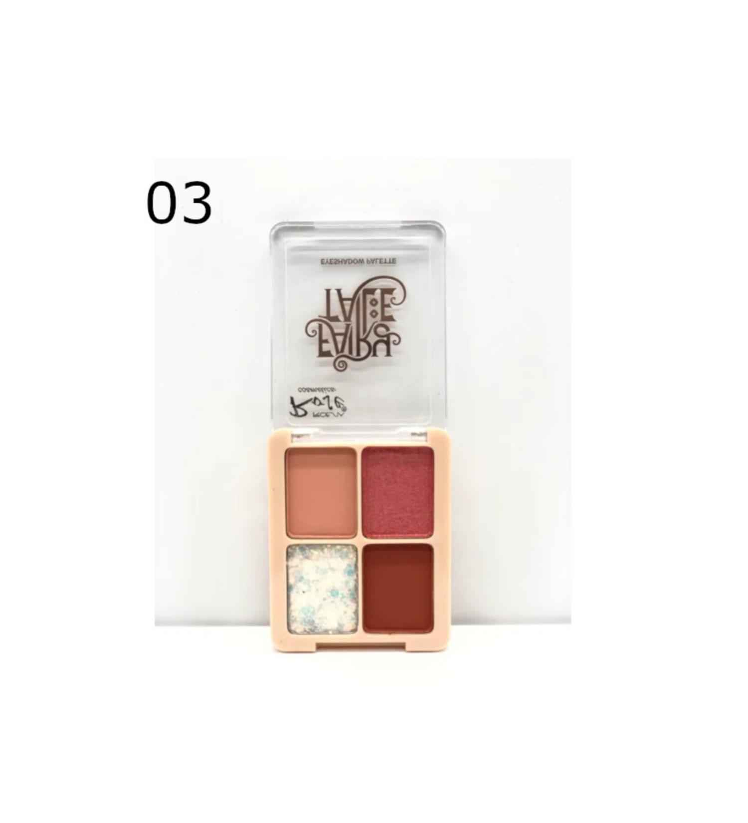 Rose FAIRY TALE 4-pack glitter eyeshadow palette