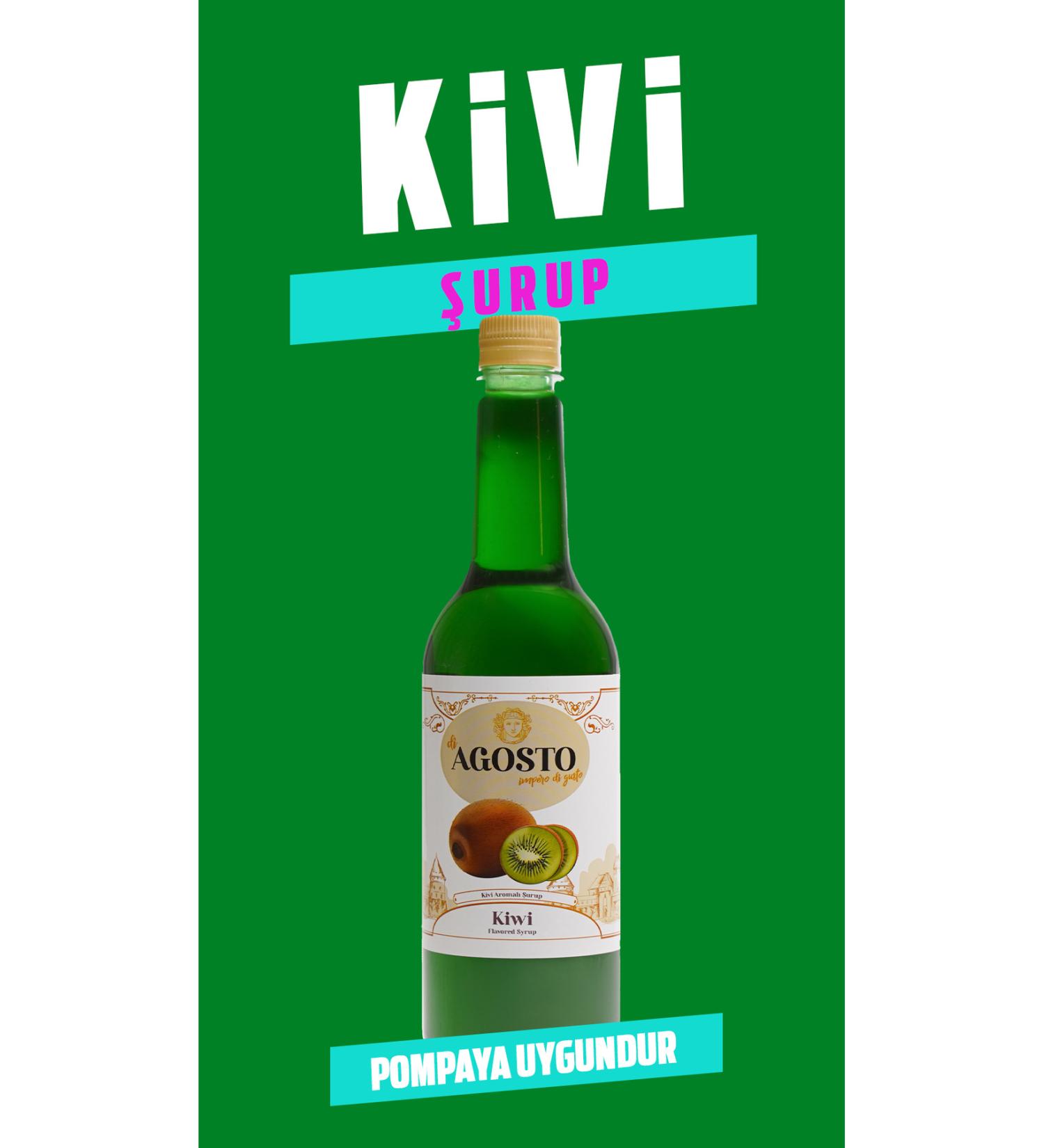 AGOSTO 750 ml Kiwi Flavored Syrup