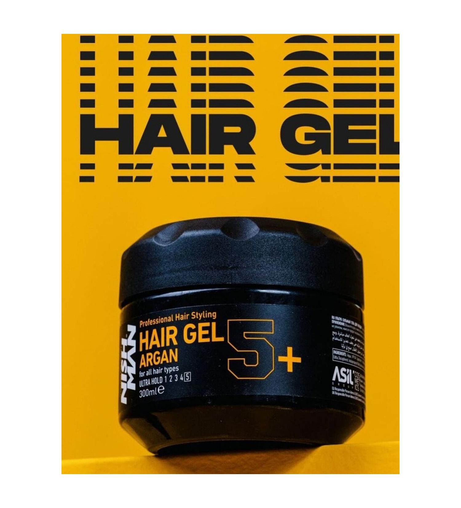 NISHMAN Care Content Hard Hair Gel / Argan Oil Supported 300 Ml - Buy Online on GoSupps.com
