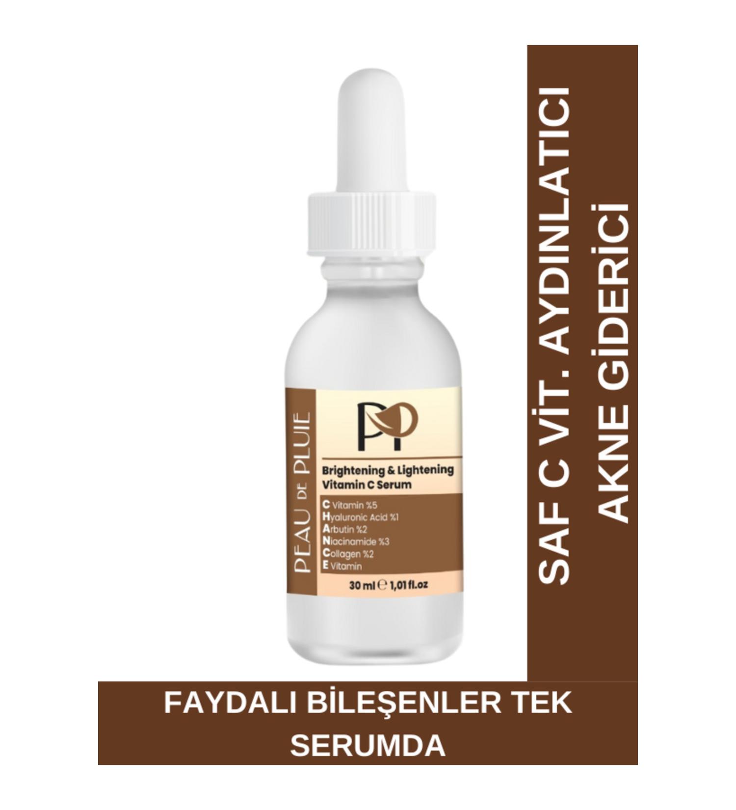 PEAU de PLUIE Vitamin C Hyaluronic Acid Arbutin Niacinamide Vitamin E Skin Serum - Buy Online on GoSupps.com