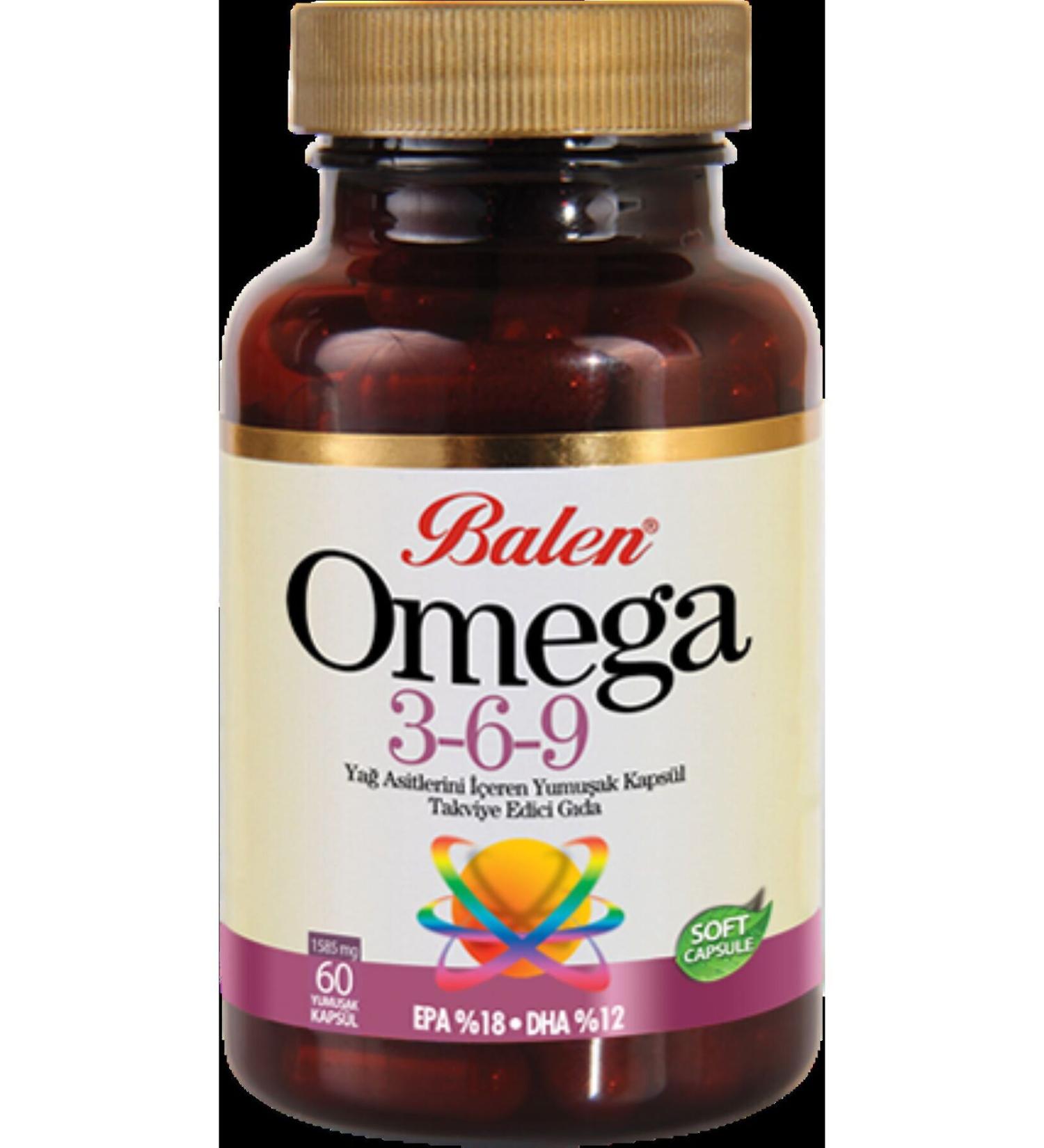Balen Softgel Containing Omega 3-6-9 Fatty Acids