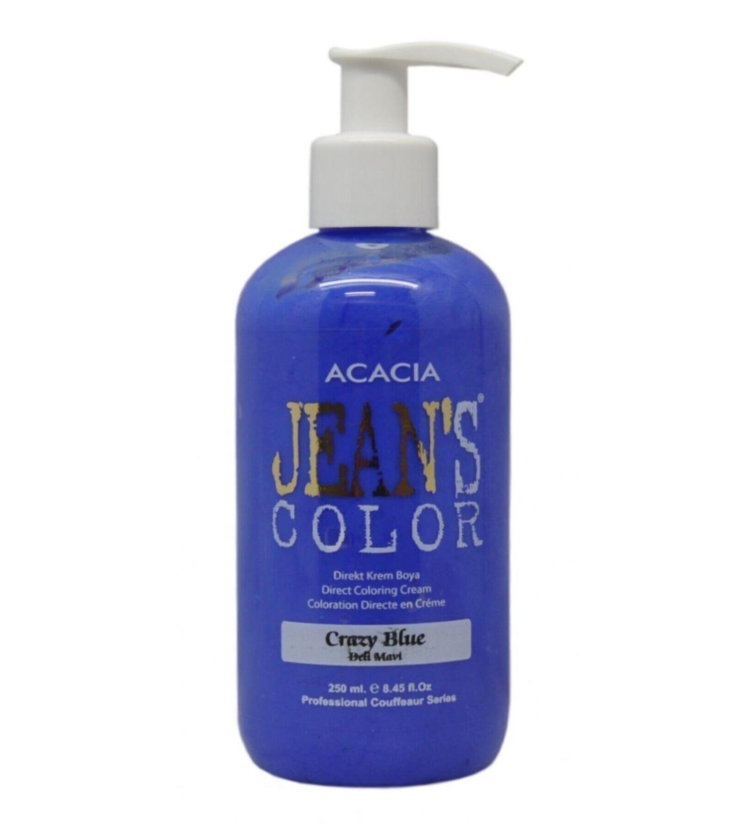 Acacia Jeans Color Hair Dye Crazy Blue 250ml