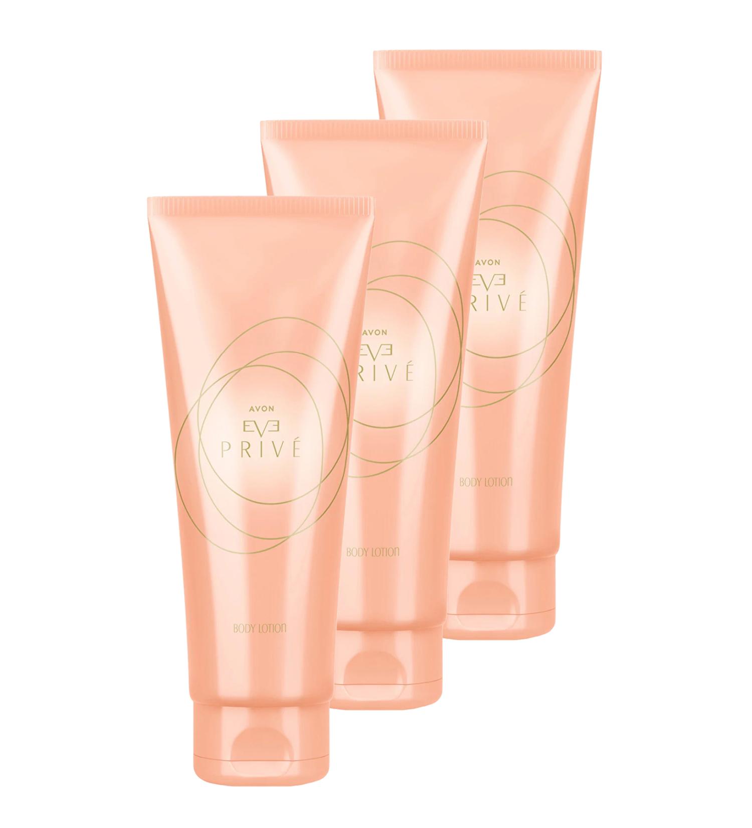 Avon Eve Prive Body Lotion 125 Ml. Triple Set