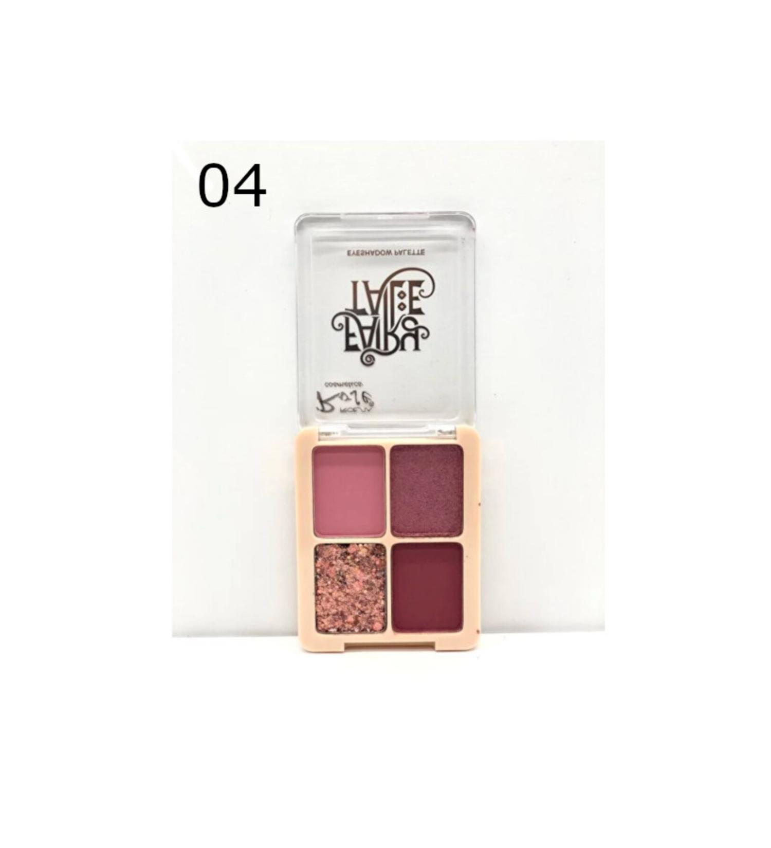 Rose FAIRY TALE 4-pack glitter eyeshadow palette