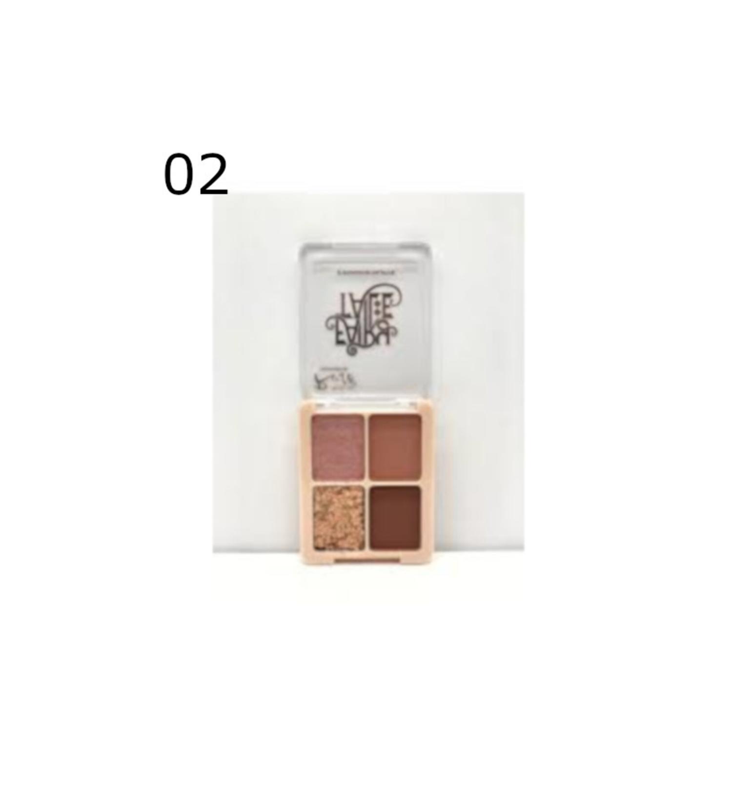 Rose FAIRY TALE 4-pack glitter eyeshadow palette
