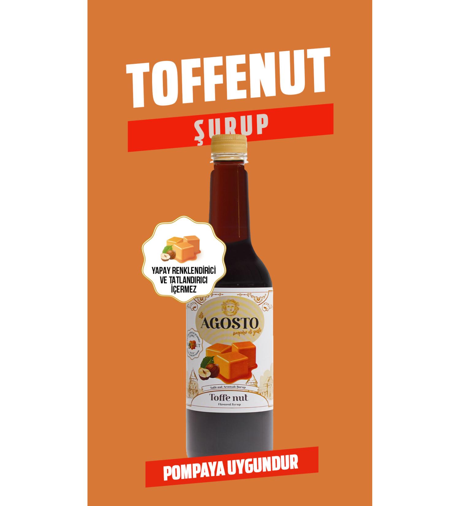 AGOSTO 750 ml Toffee Nut Flavored Syrup