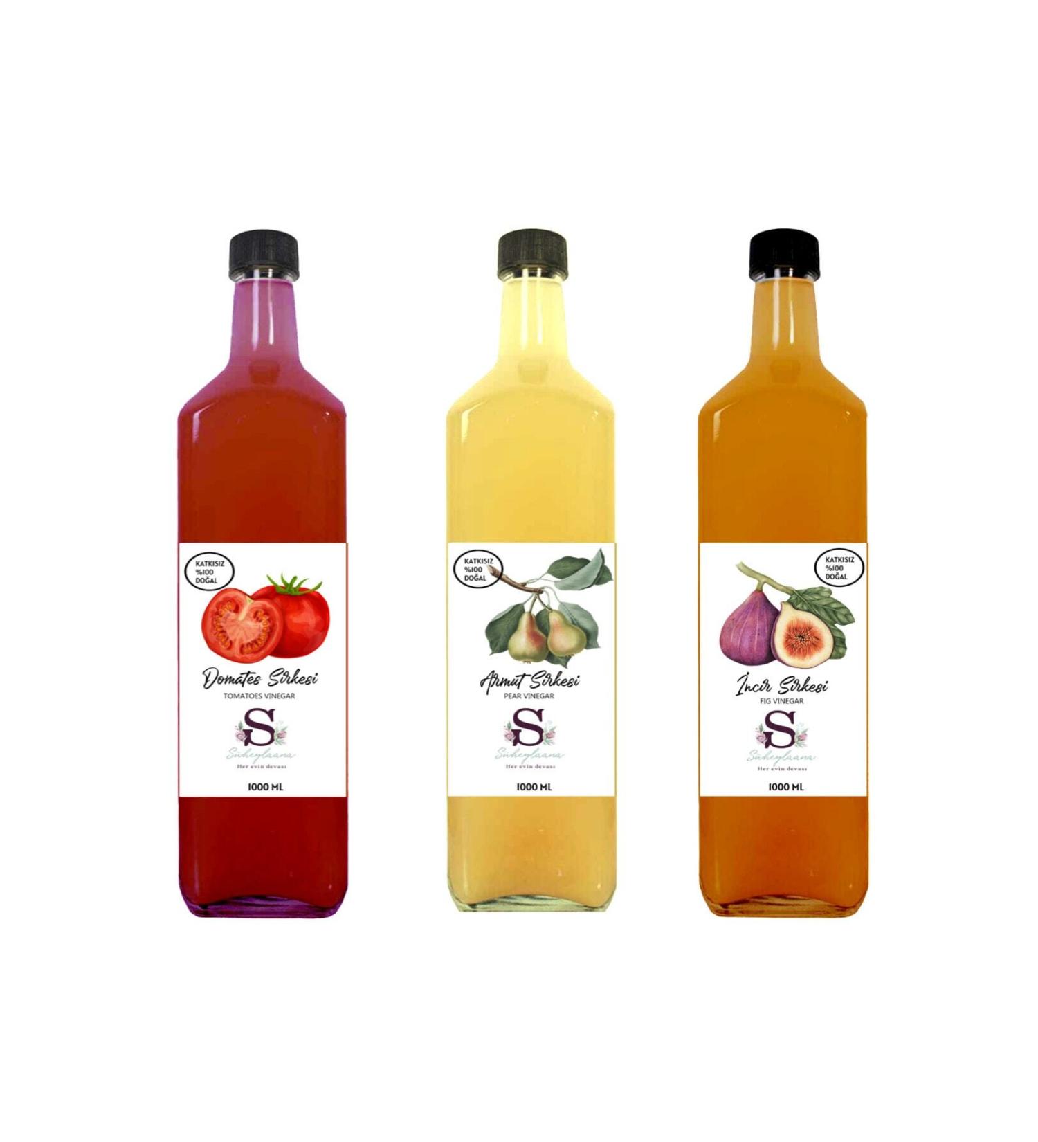 Suheylaana Natural Tomato Pear and Fig Vinegar 1000 Ml