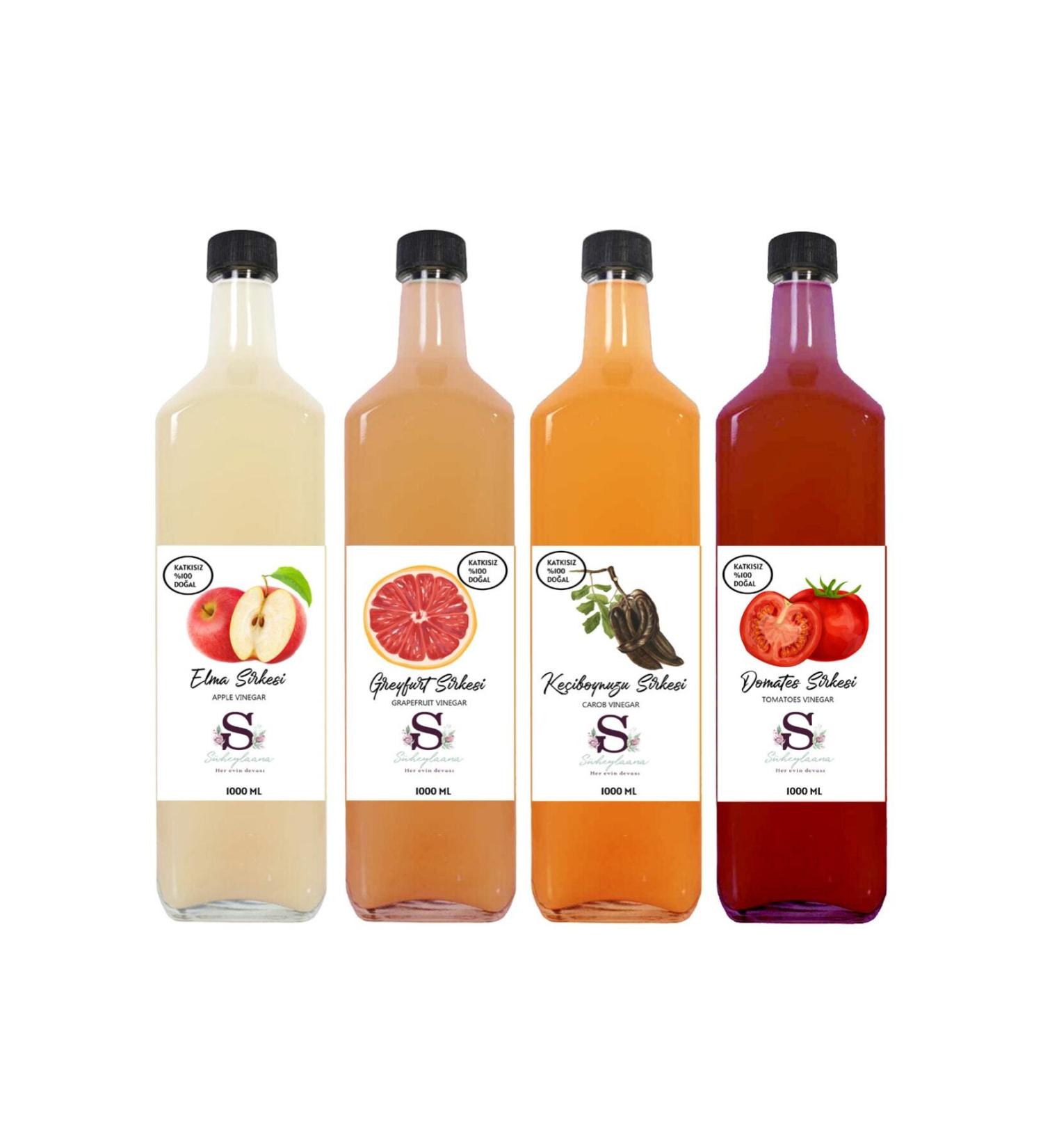 S heylaana Natural Apple Grapefruit Carob and Tomato Vinegar 1000 Ml