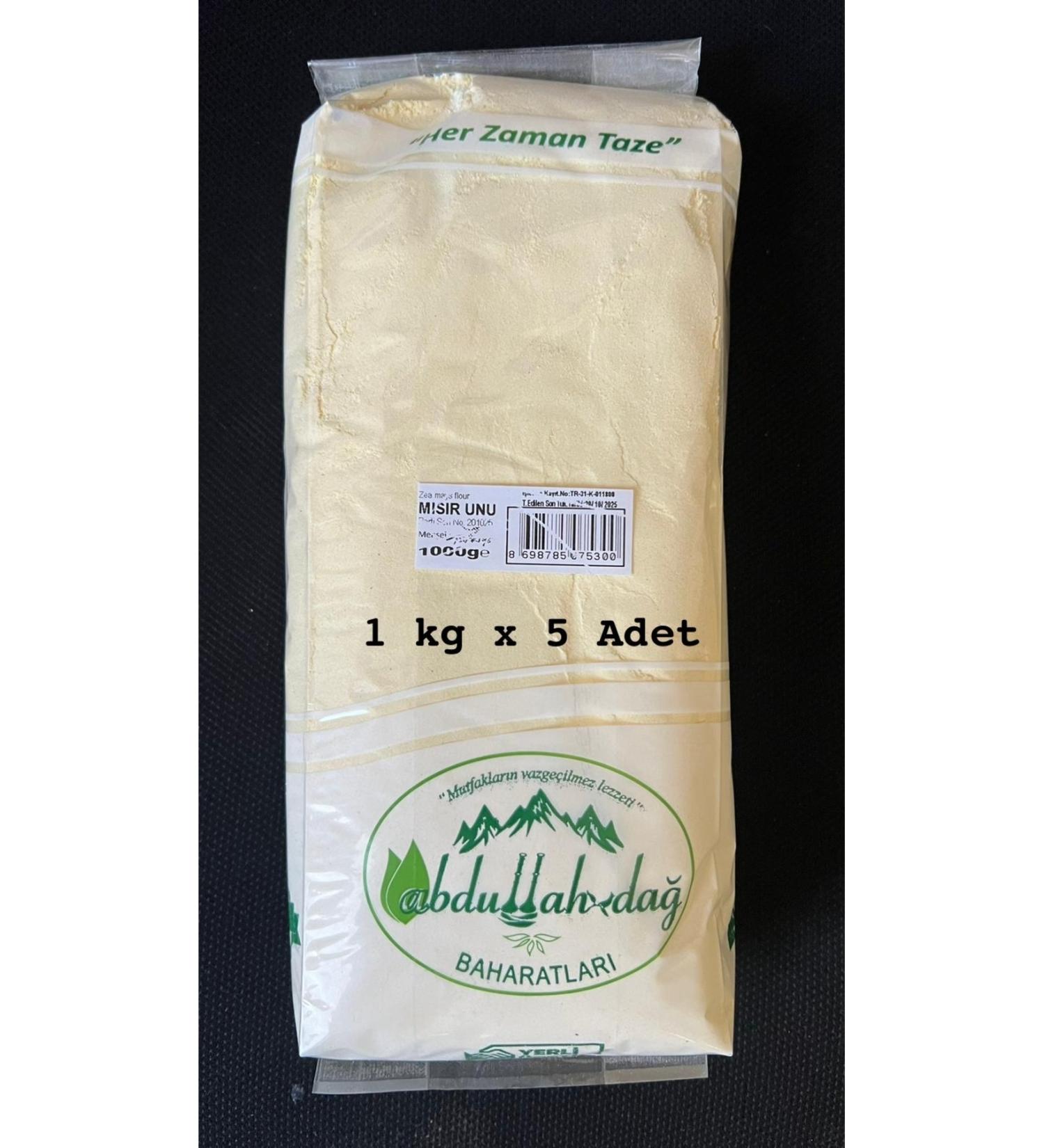Hac o lu Spice Hatay Local Natural Corn Flour 5 Kg / 5000 gr