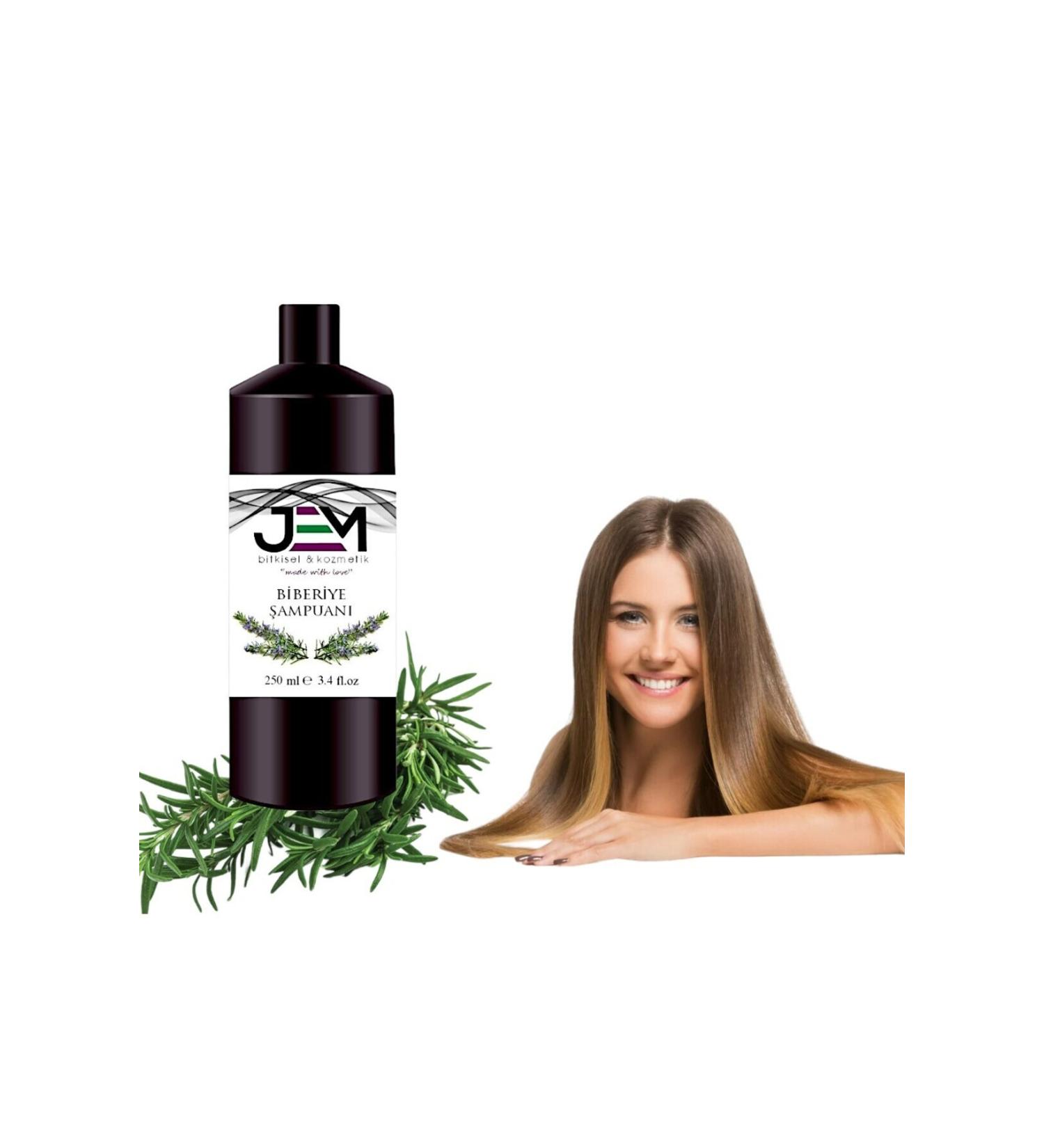 Jem Cosmetics Herbal Rosemary Shampoo for Hair Falling and Damaged Hair 250 ML - Buy Online on GoSupps.com