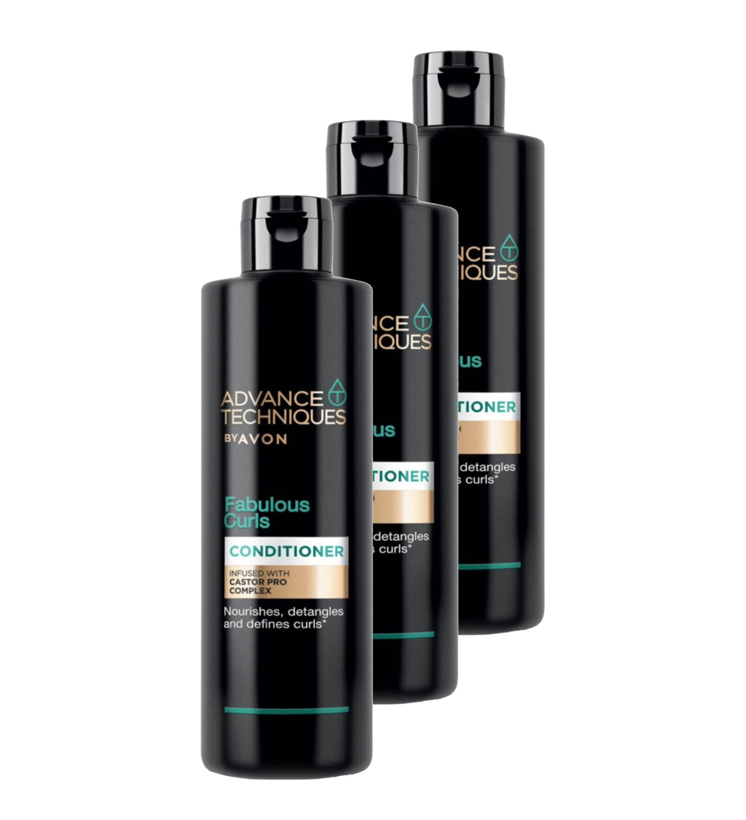 Avon Advance Techniques Curl Defining Conditioner 250 Ml. Triple Set - Buy Online on GoSupps.com