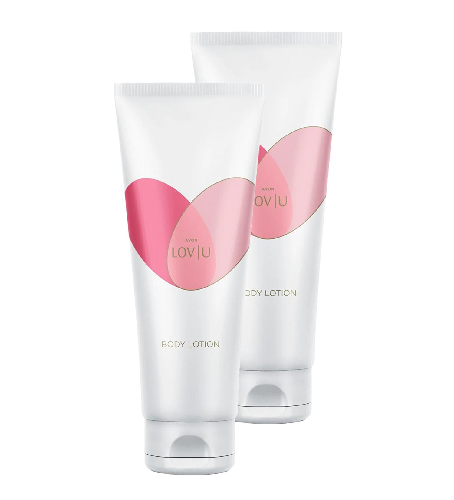 Avon Lov U Women Body Lotion 125 Ml. Set of Two