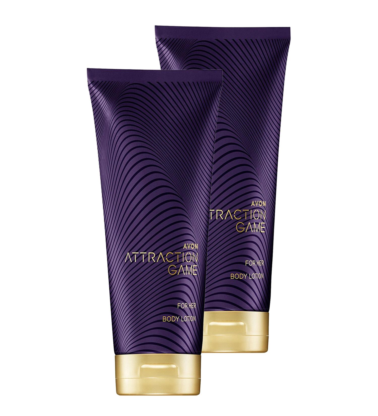 Avon Attraction Game Body Lotion 125 Ml. Set of Two
