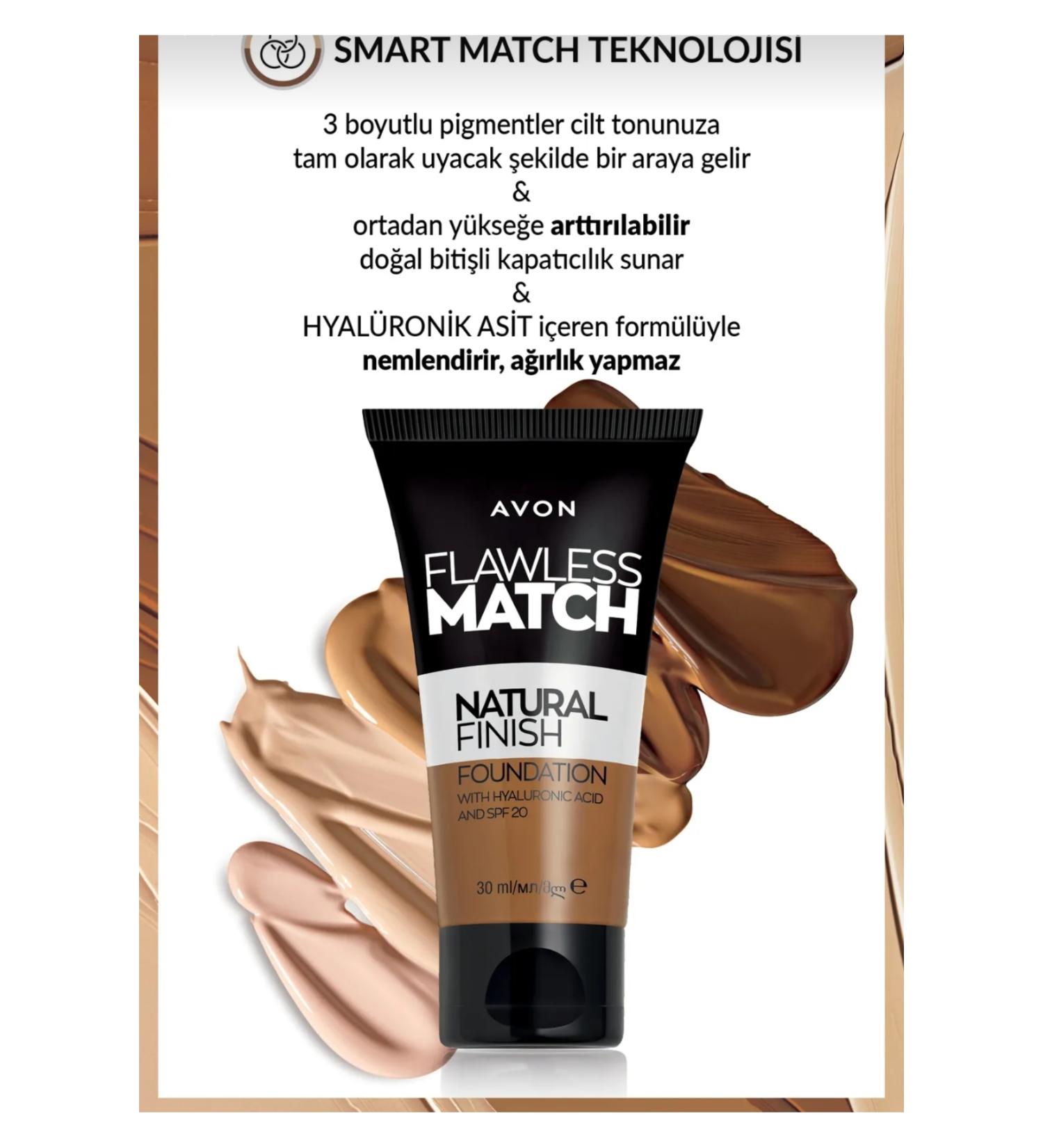 Avon Flawless Match Natural Liquid Foundation 30 ml