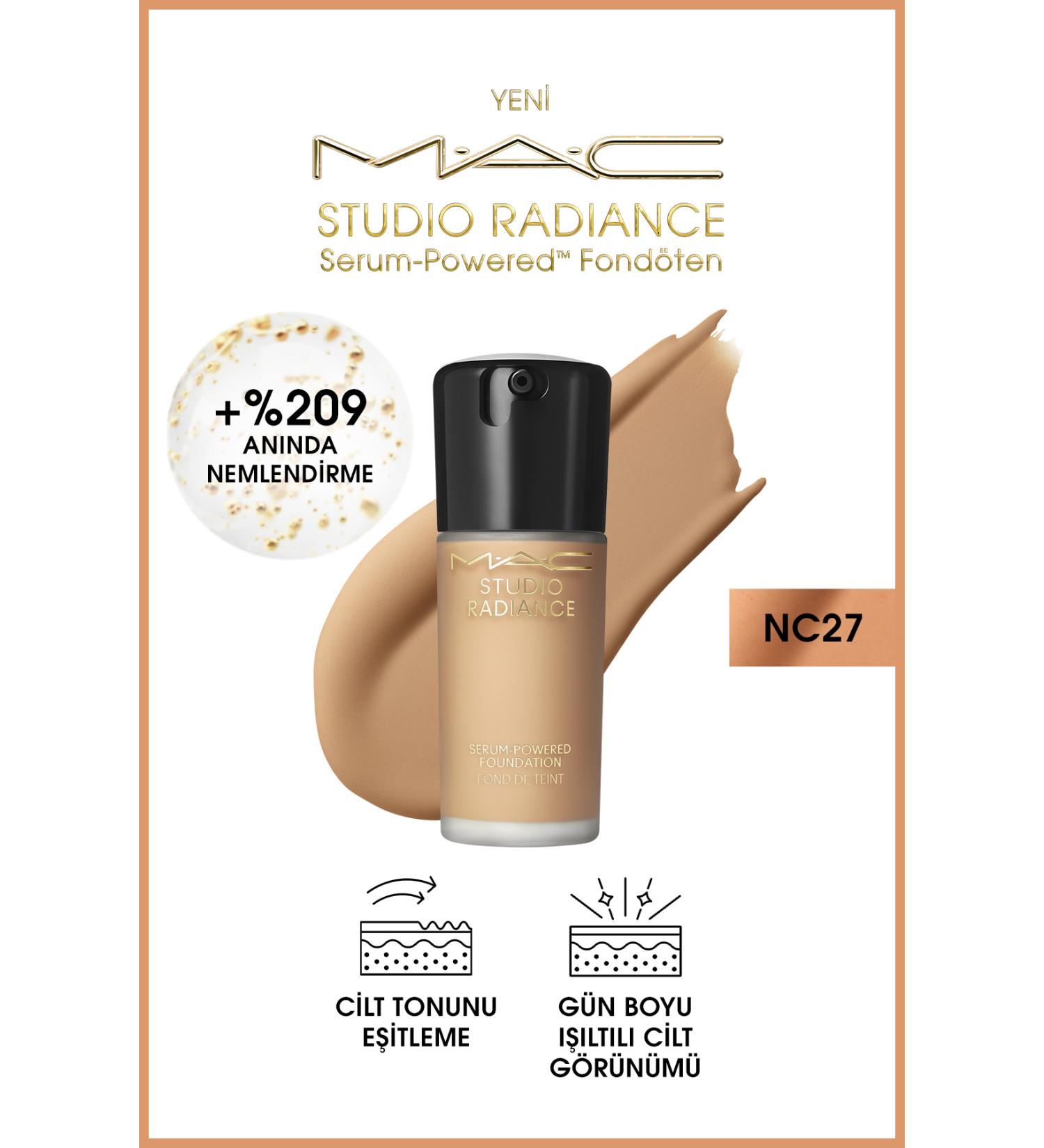 Mac Foundation-NC27 - Studio Radiance Serum-Powered 30 ml