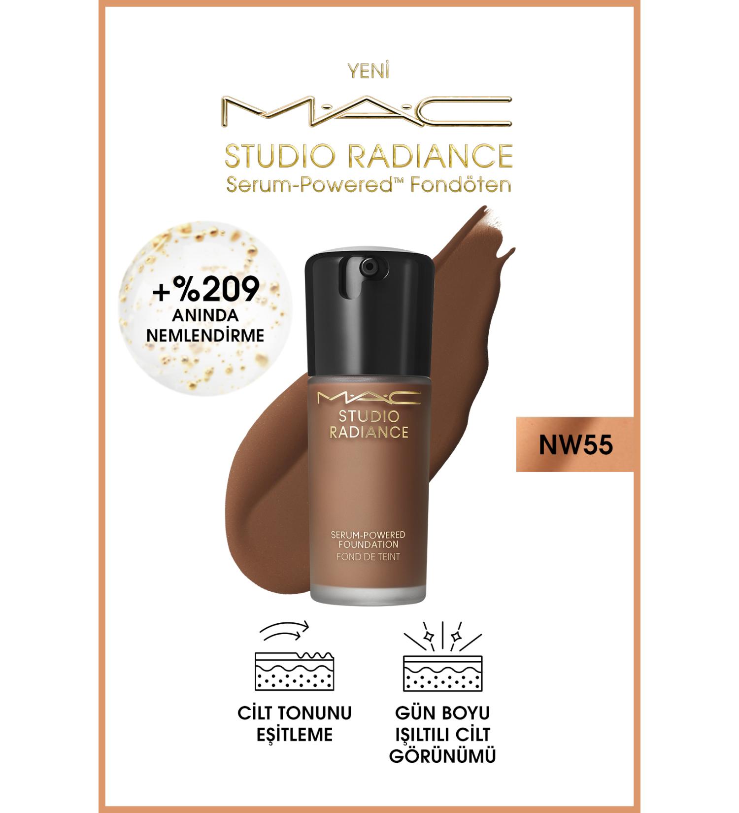 Mac Foundation-NW55 - Studio Radiance Serum-Powered 30 ml