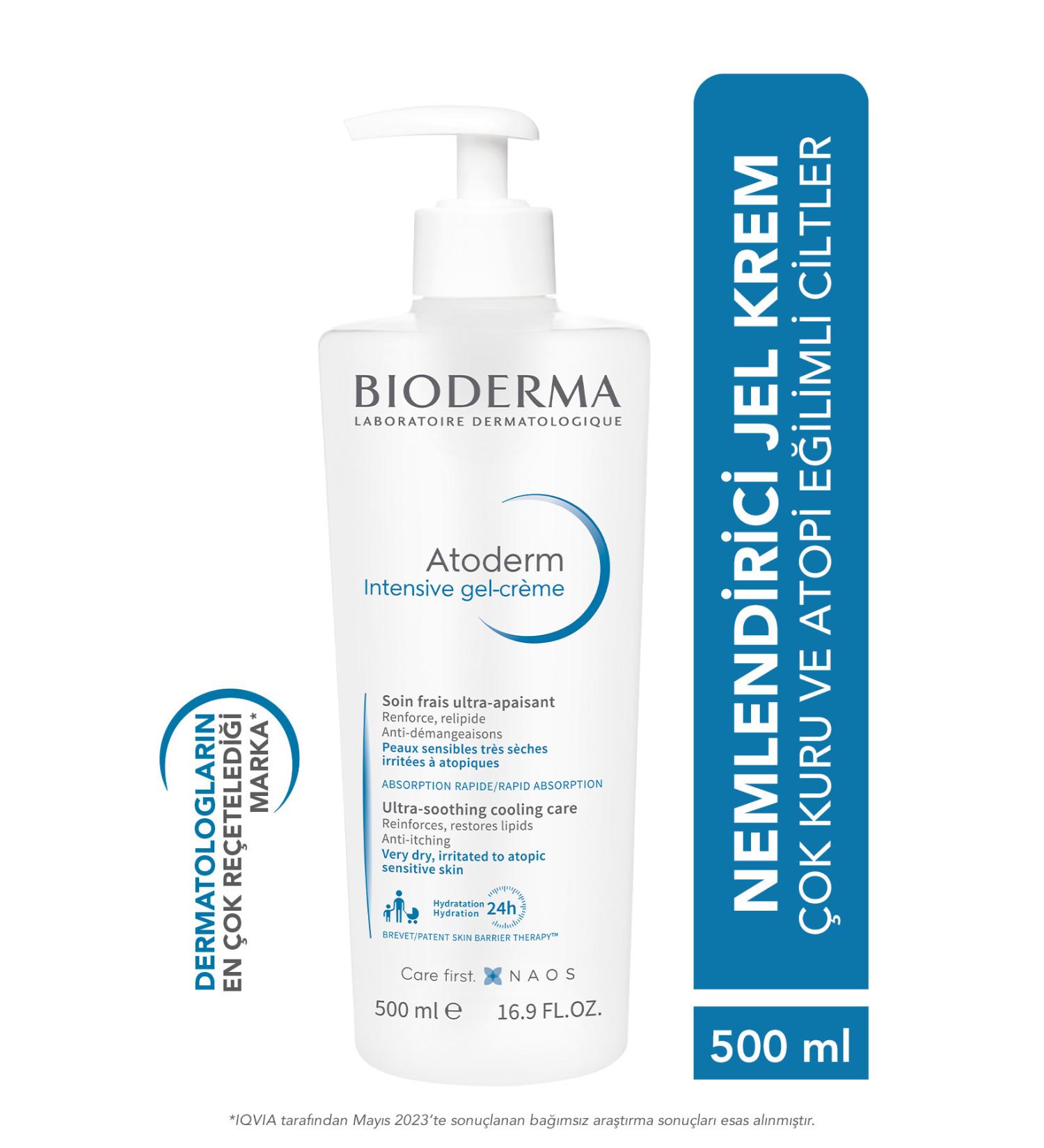 Bioderma VERY DRY ATOPY PRONE SKIN SOOTHING GEL CREAM NIACINAMIDE 500 ML GK RN920
