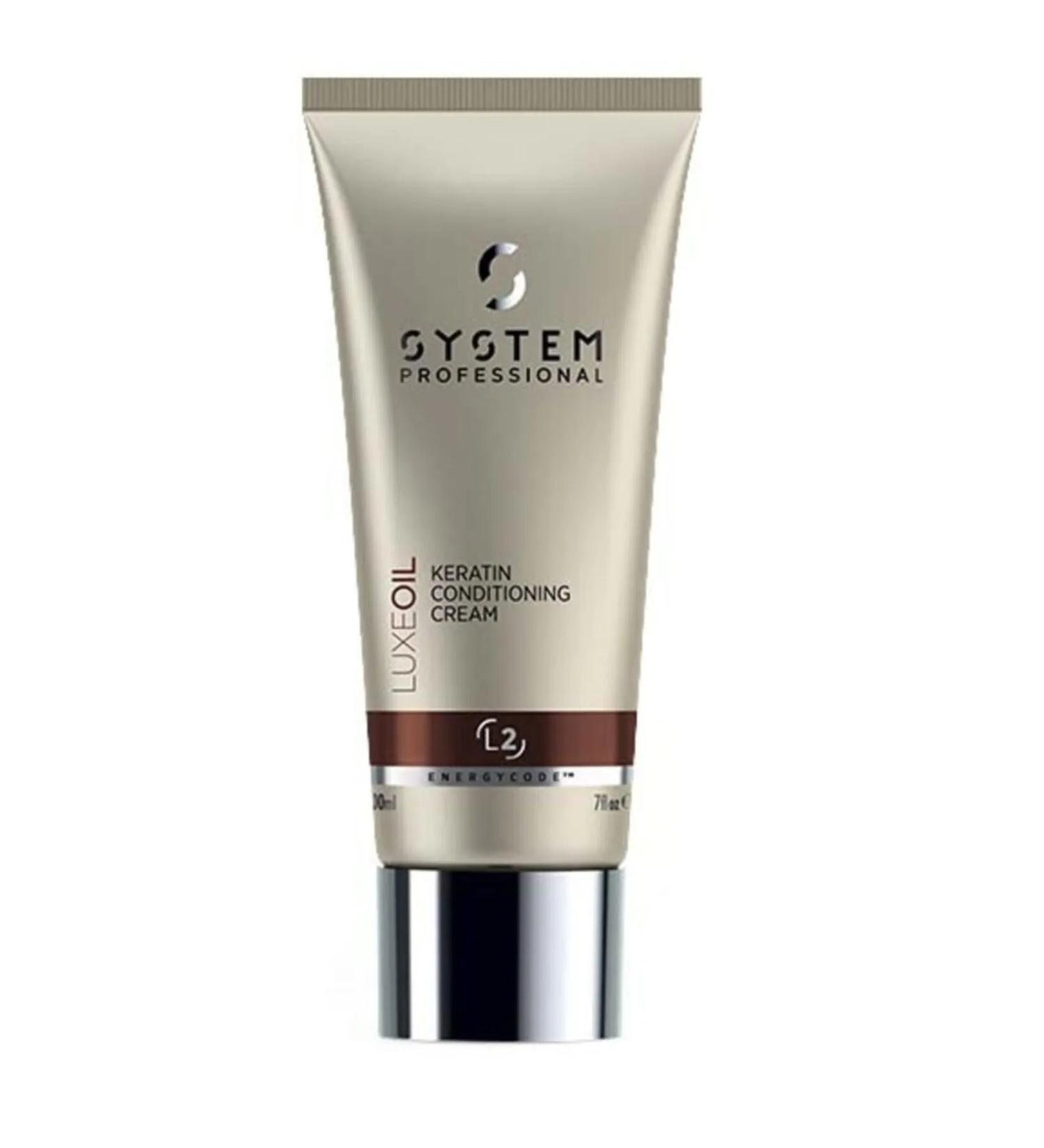 System Professional Luxe Oil Keratin Conditioning Cream -For Hard Hair 200ML- GEM-88996999/47