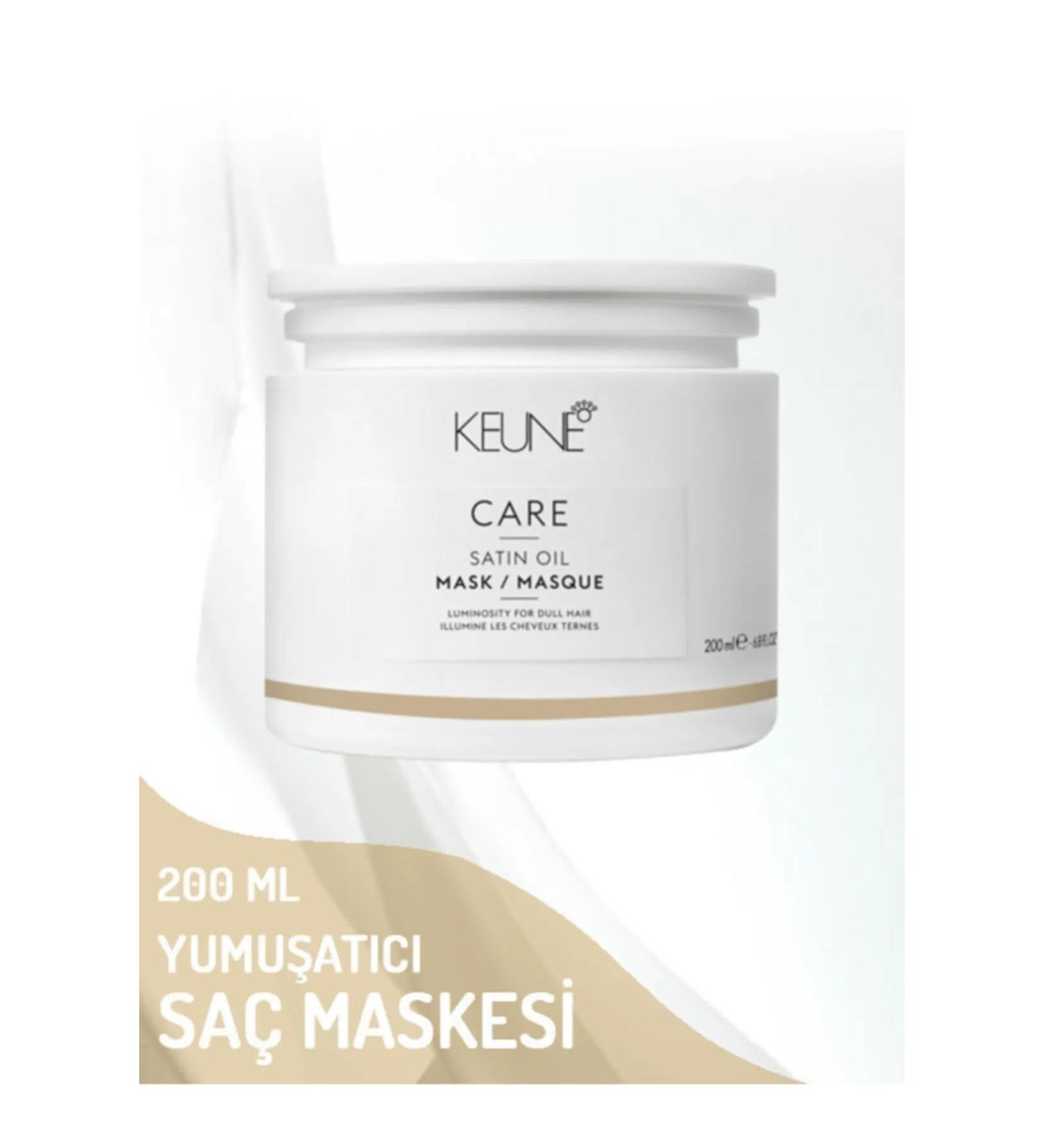 Keune Satin Oil Softening Hair Care Mask for Dry and Lifeless Hair 200 ml SED794646464319643131