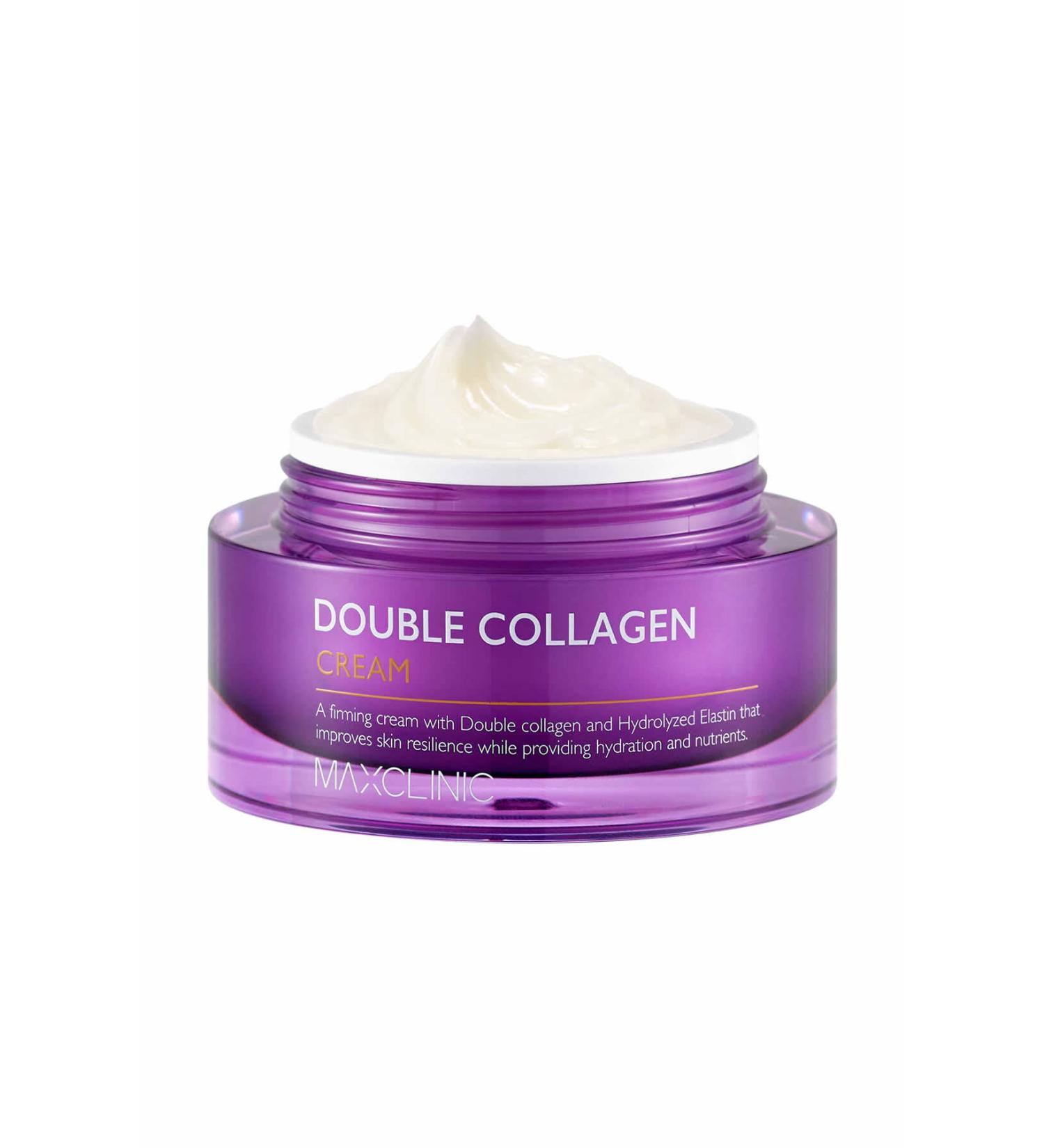 MAXCLINIC Low Molecular Collagen Faster Acting Complex Anti-Aging Double Collagen Cream
