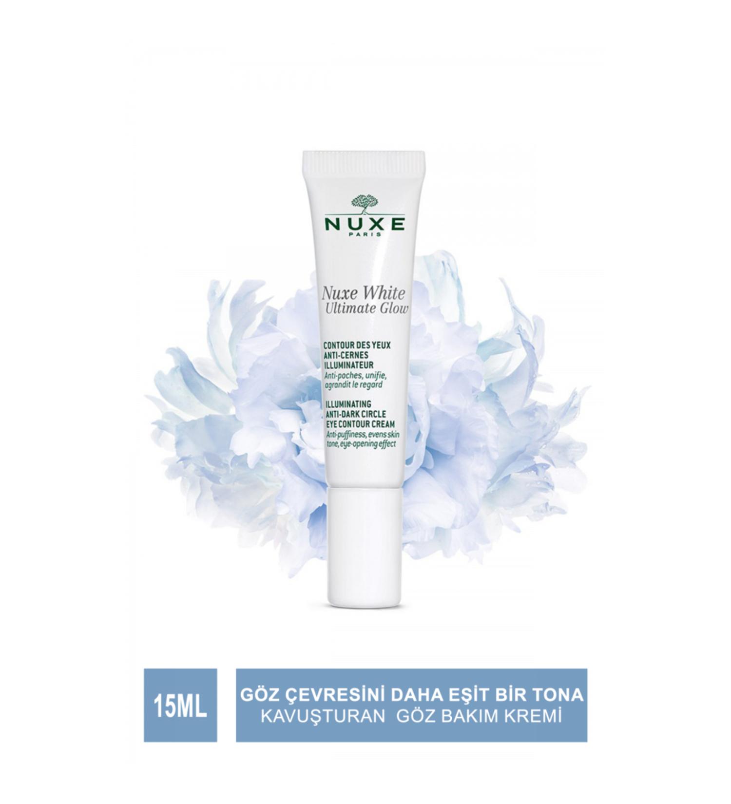 Nuxe White Ultimate Glow - Anti-Dark Circle Brightening Eye Contour Cream with Vitamin C 15 ml