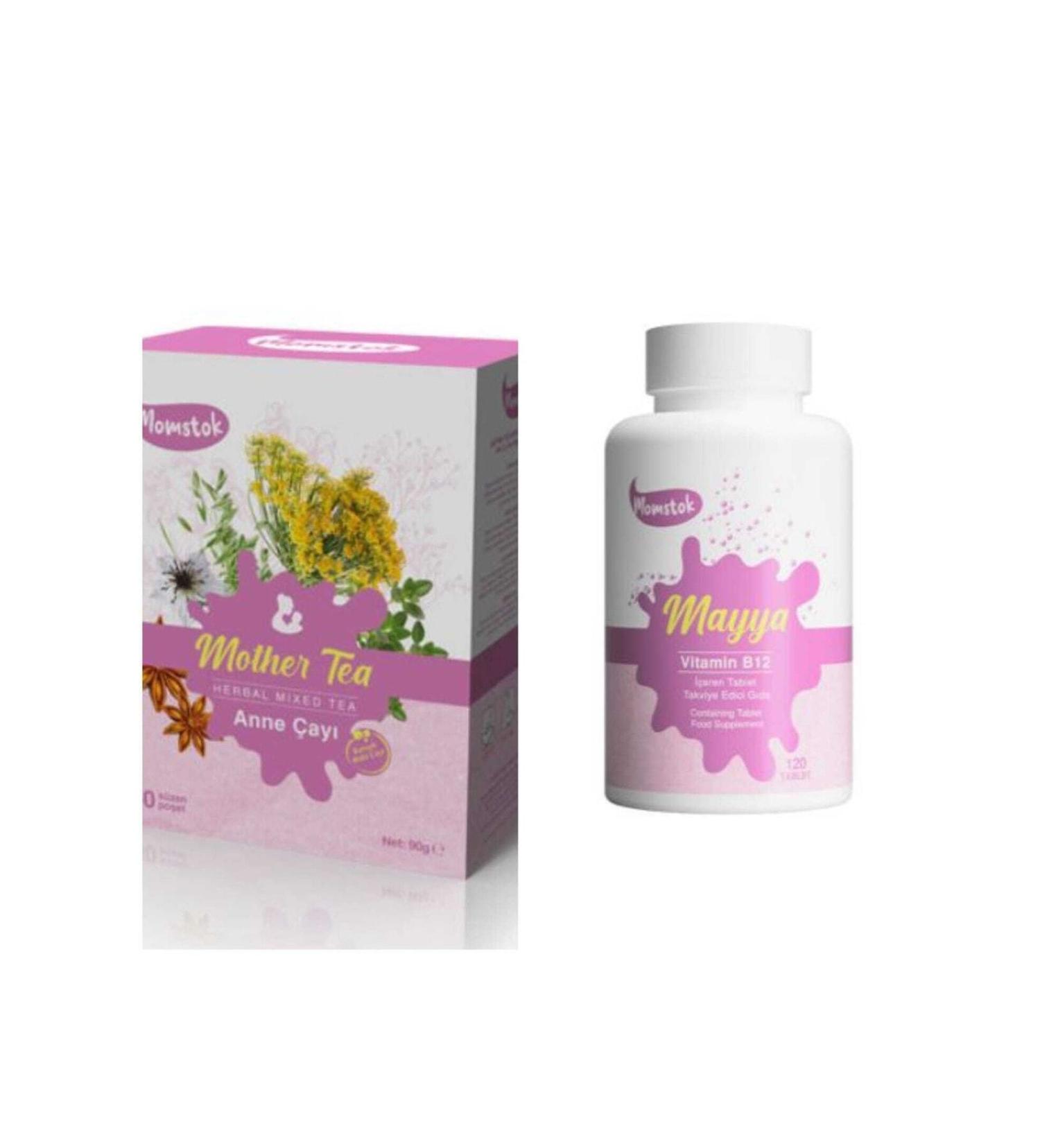 Momstok Mother Tea And Maya Tablet - Buy Online on GoSupps.com