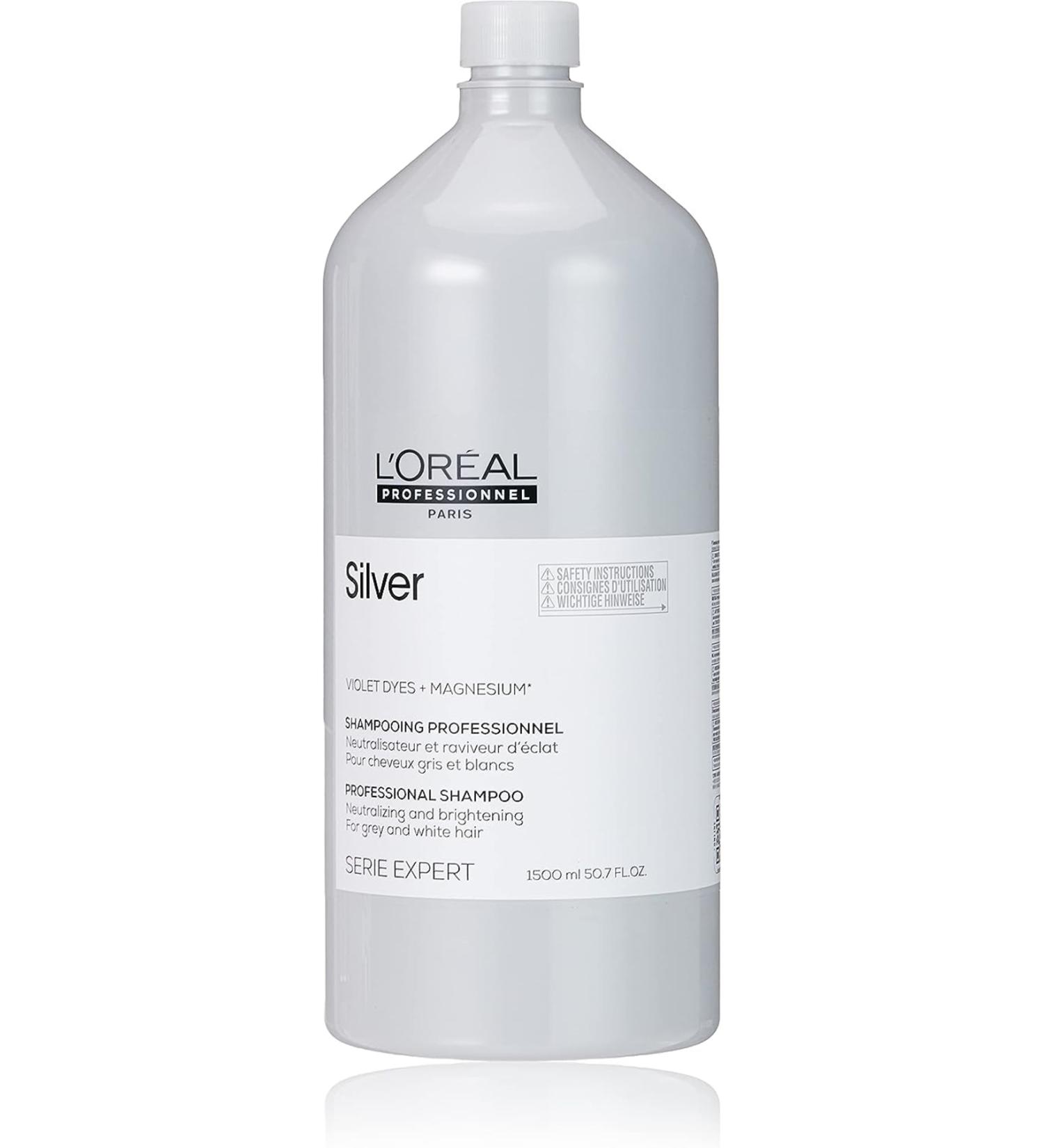 L'oreal Professionnel Loreal Professionnel Serie Expert Silver Shampoo for Gray and White Hair 1500 mlSED6469333339